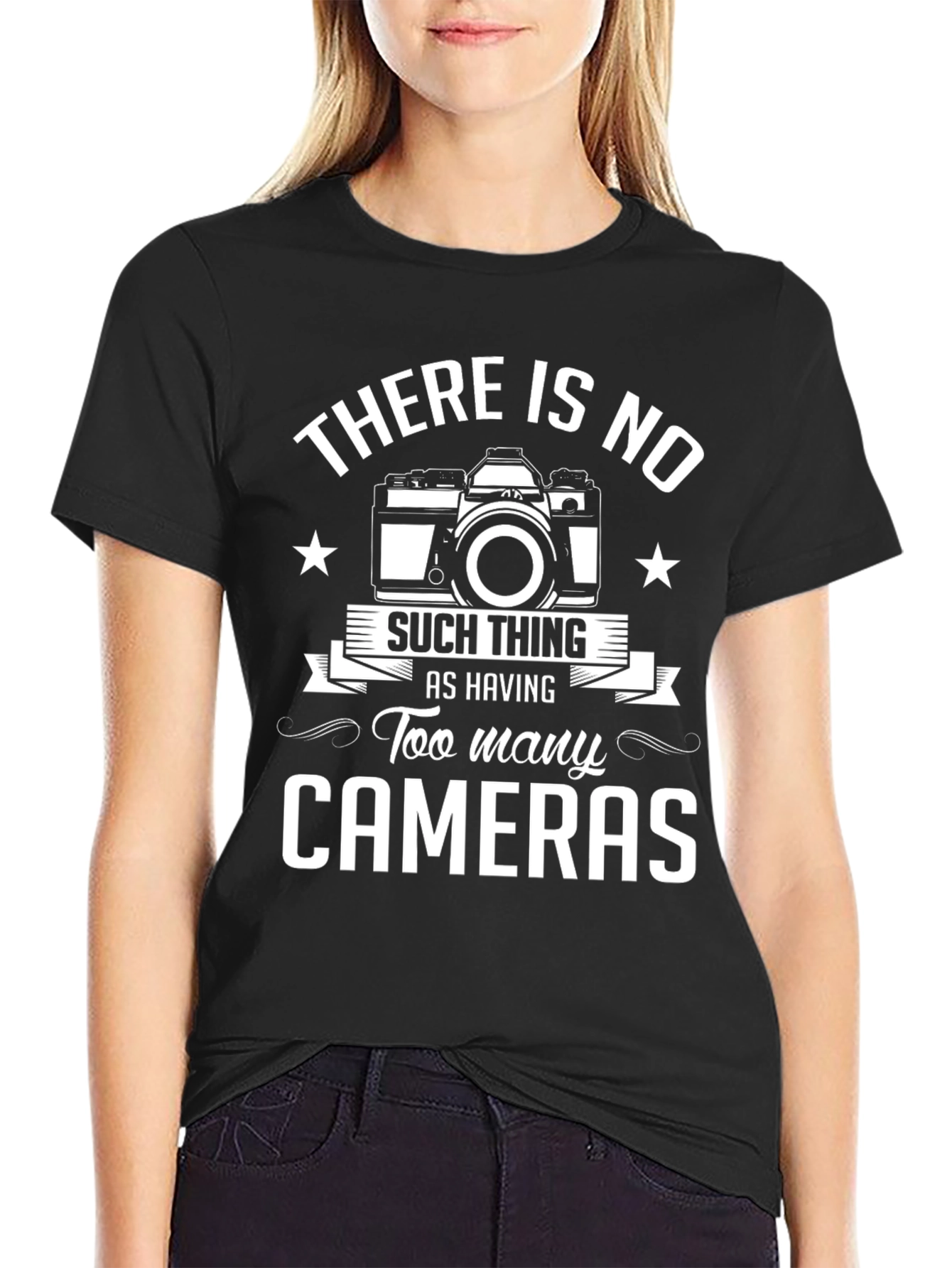 Funny Photography T-Shirt - Too Many Cameras