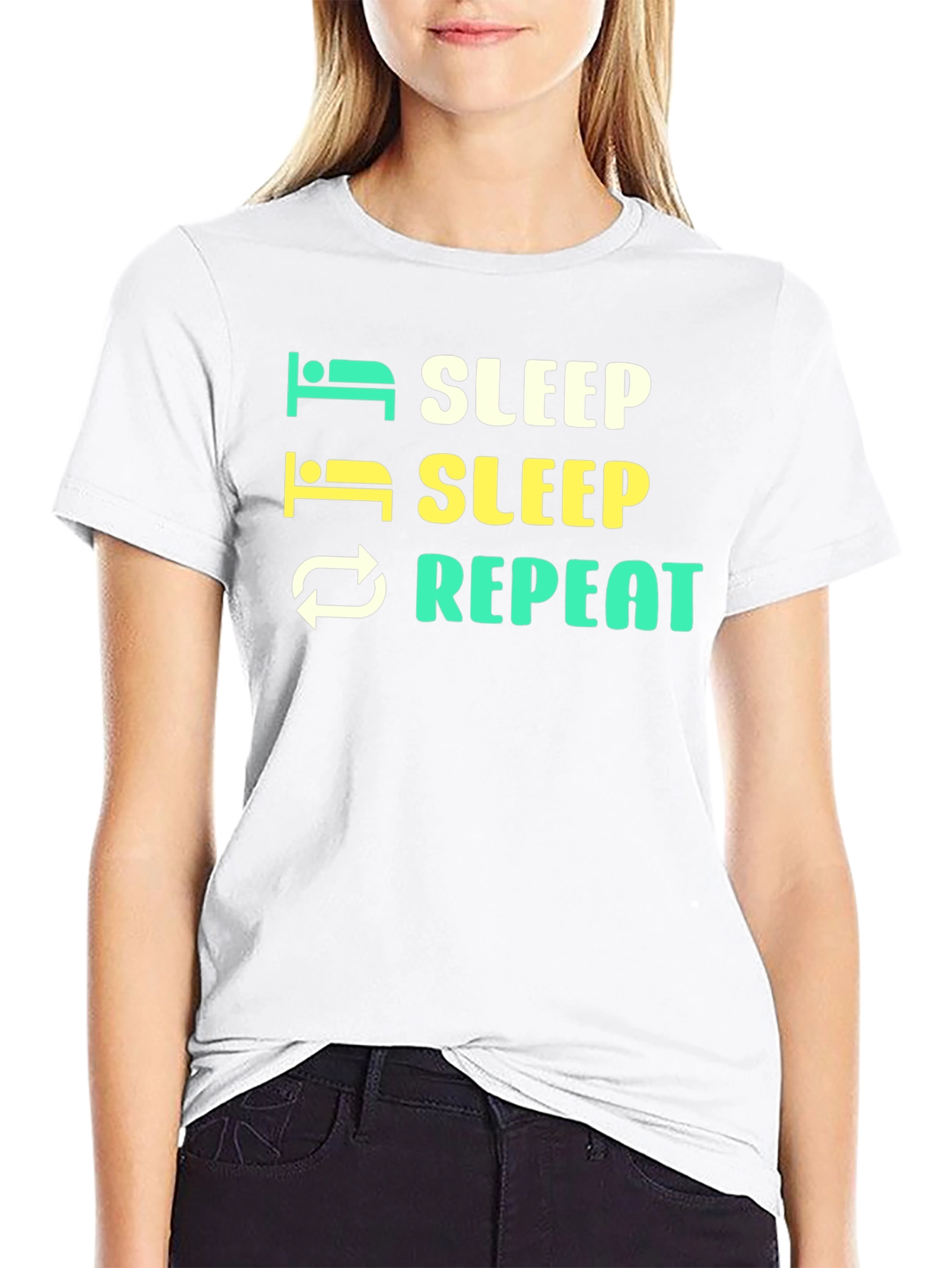 Sleep Repeat Graphic T-Shirt