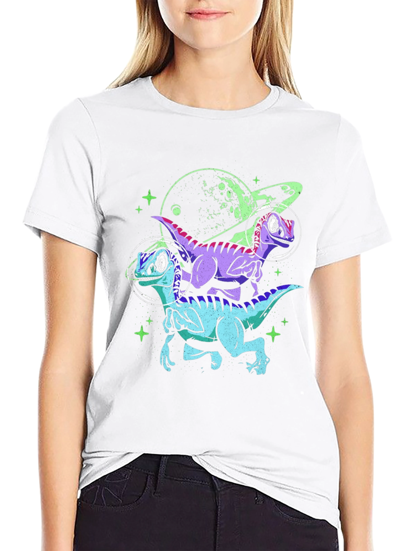 Space Raptor Graphic Tee
