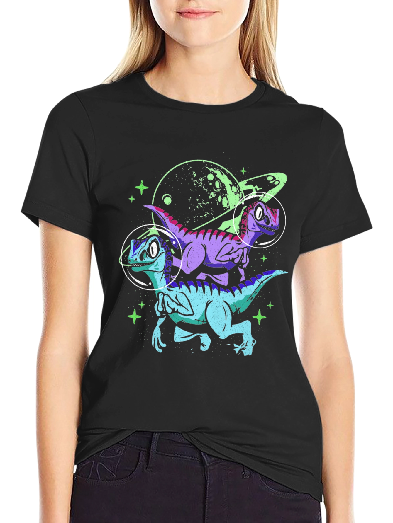 Space Raptor Graphic Tee