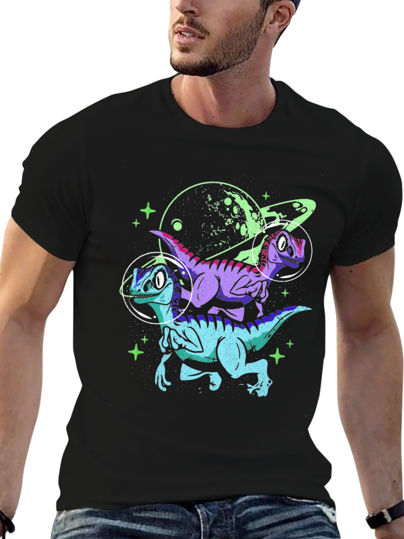 Space Raptor Graphic Tee