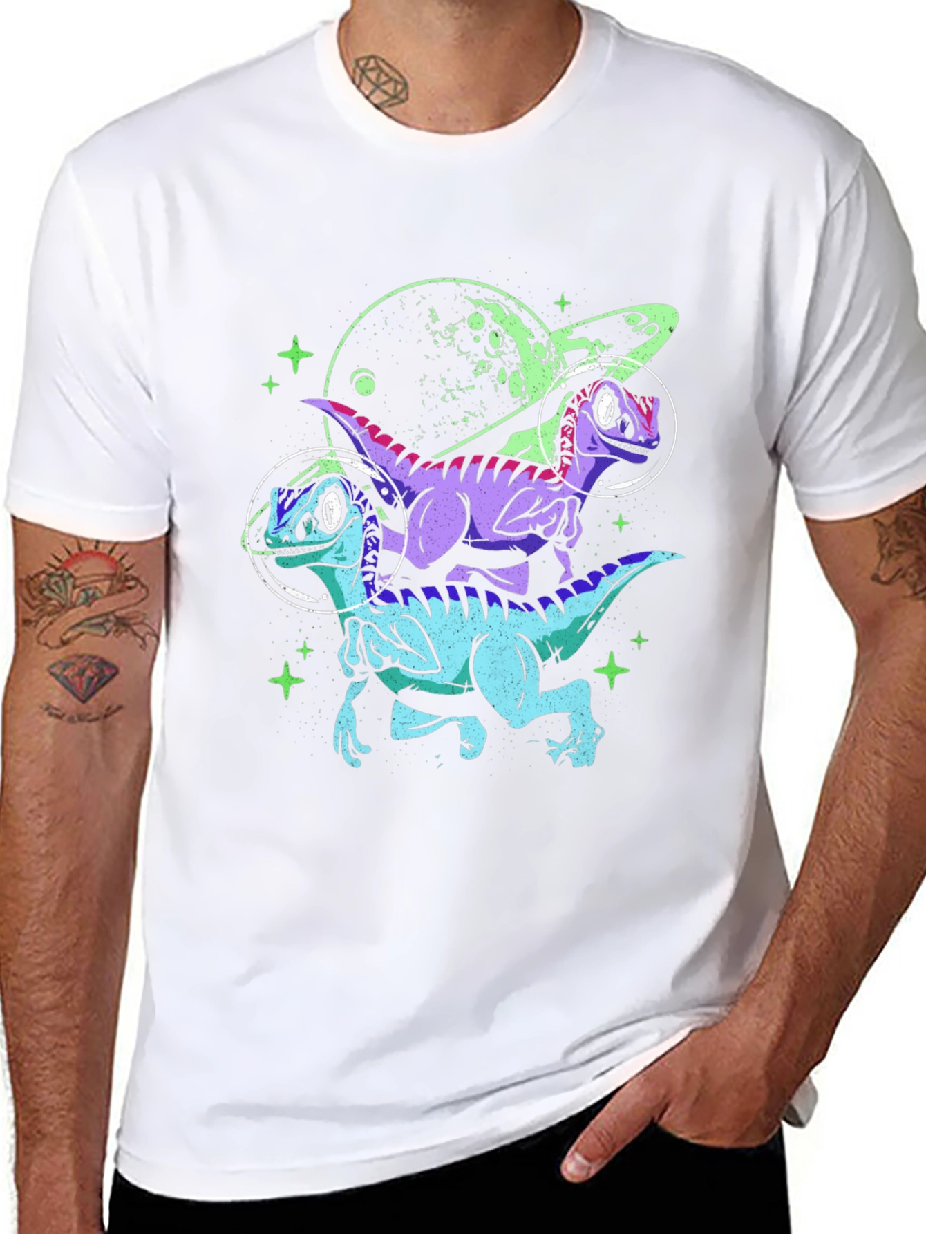 Space Raptor Graphic Tee