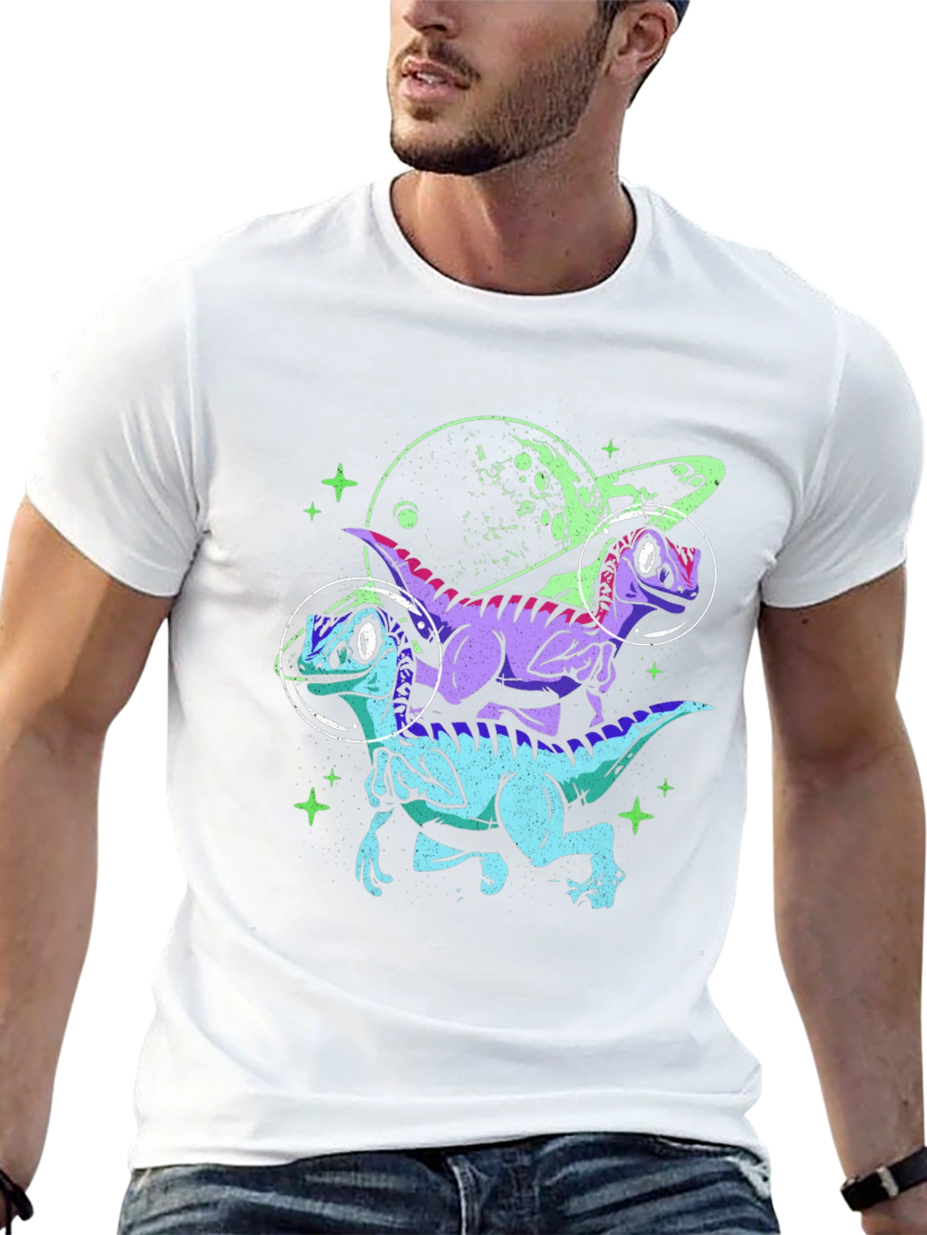 Space Raptor Graphic Tee