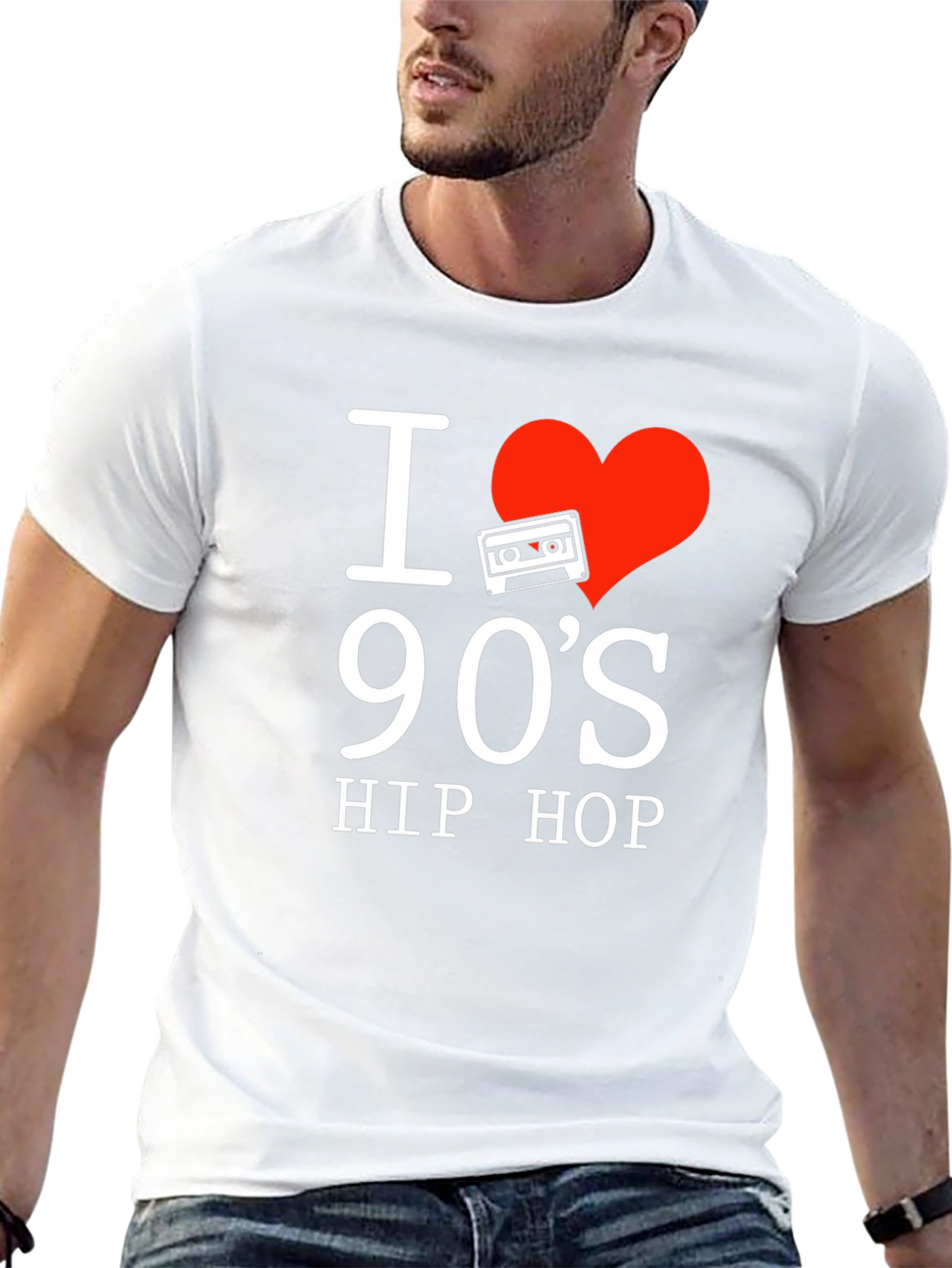 I Love 90s Hip Hop Graphic T-Shirt