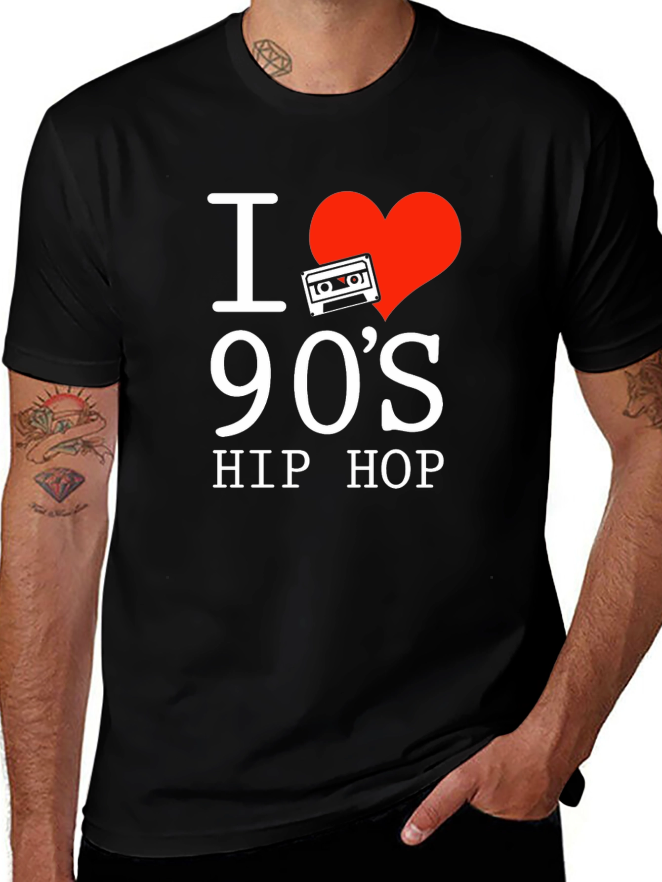 I Love 90s Hip Hop Graphic T-Shirt