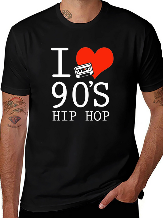 I Love 90s Hip Hop Graphic T-Shirt