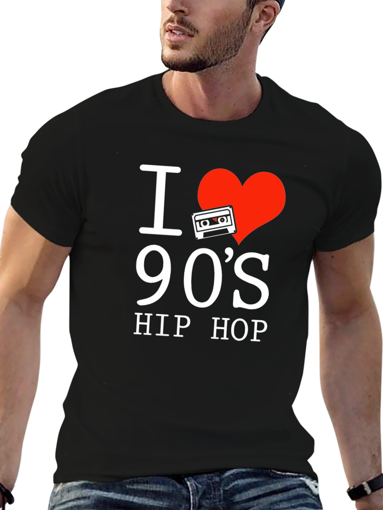 I Love 90s Hip Hop Graphic T-Shirt