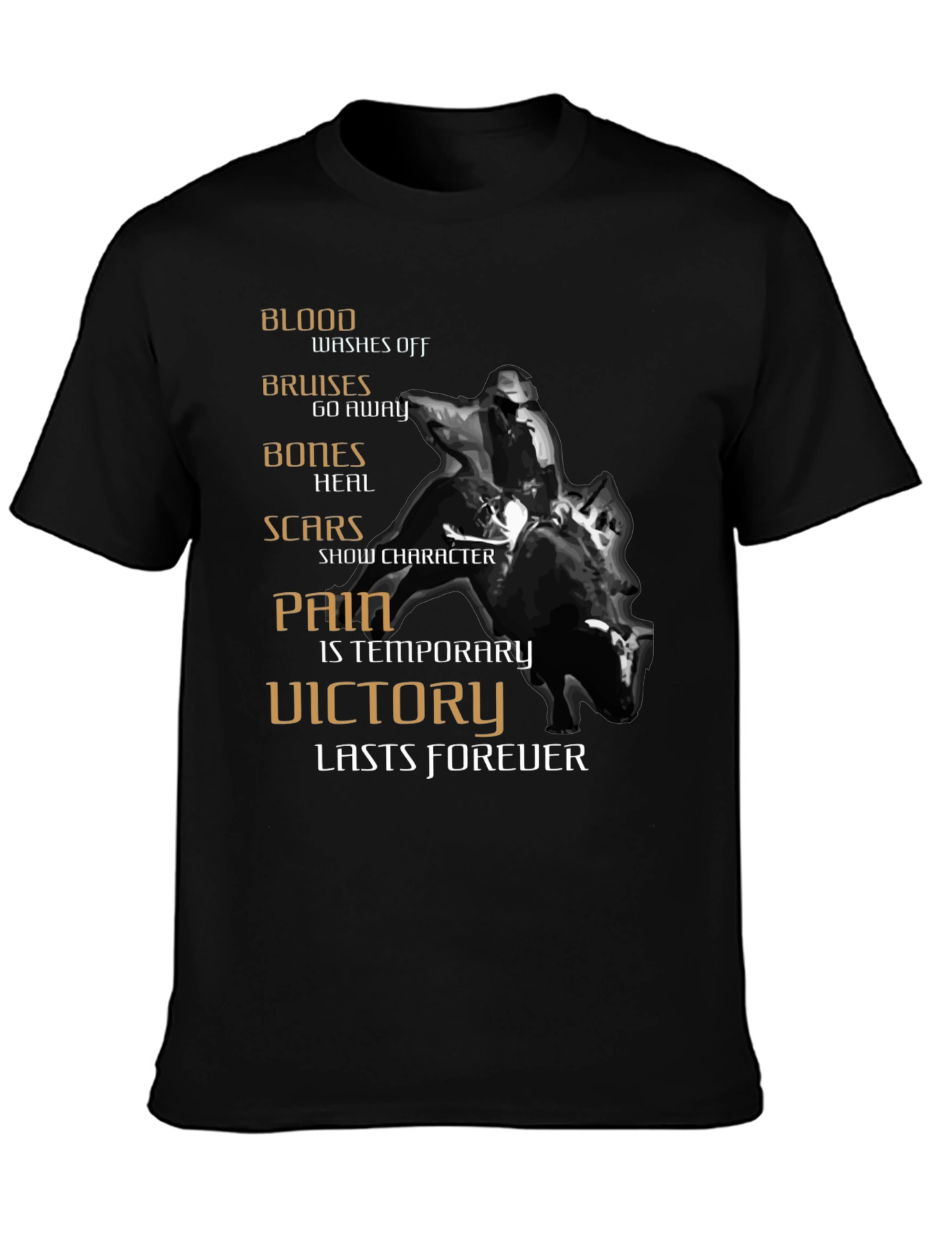 Cowboy Bull Riding Graphic Tee