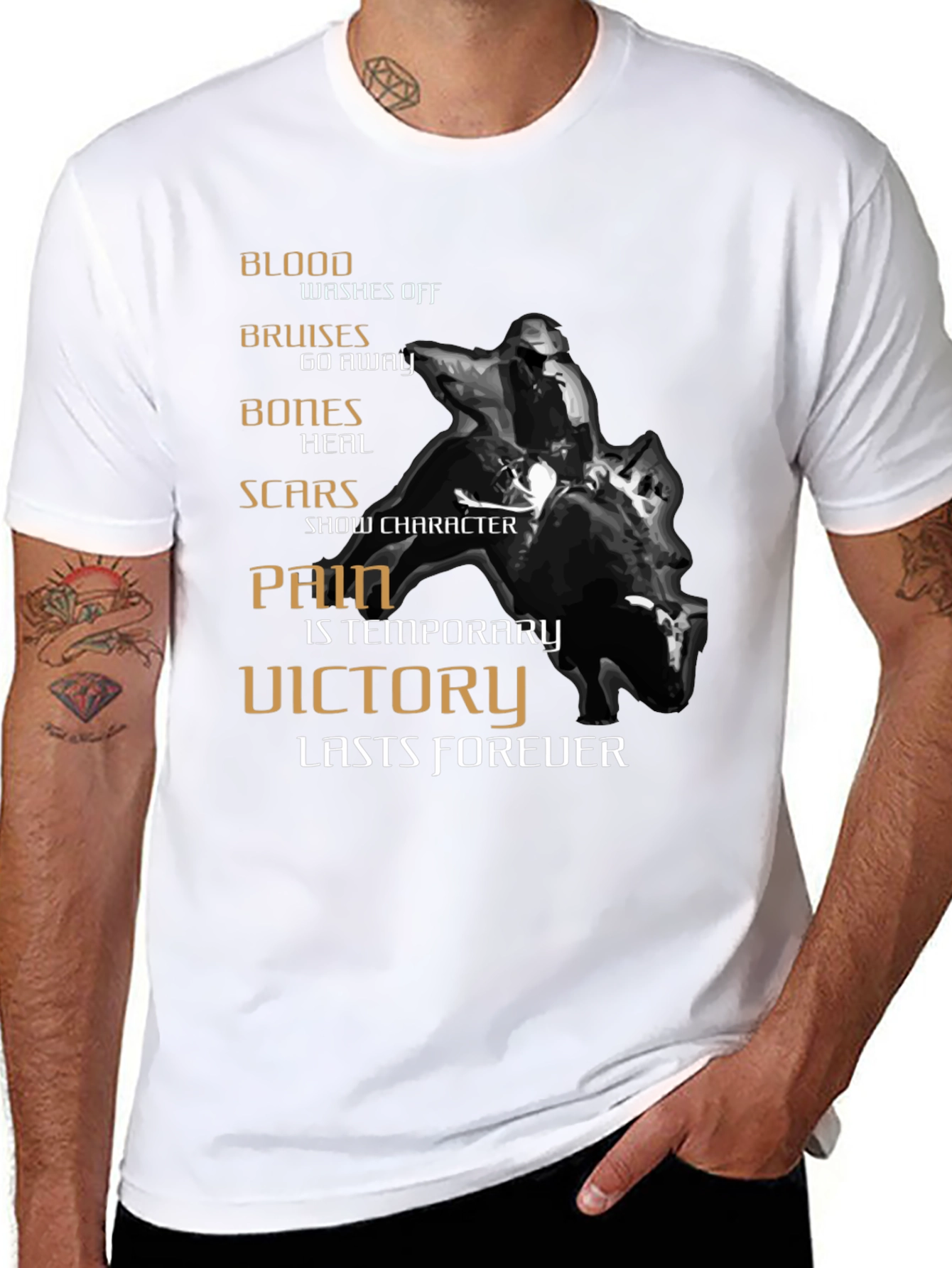 Cowboy Bull Riding Graphic Tee