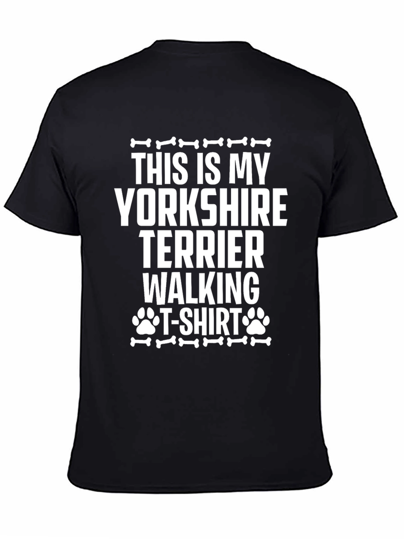 Yorkshire Terrier Walking T-Shirt - Dog Lover Tee