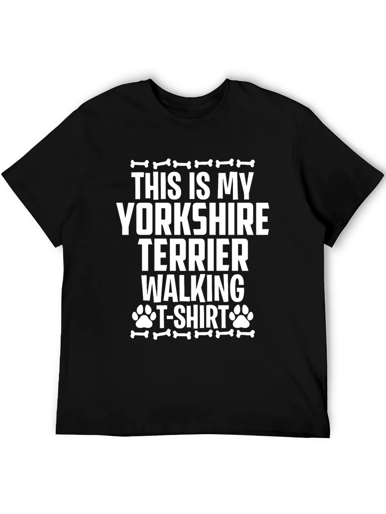 Yorkshire Terrier Walking T-Shirt - Dog Lover Tee