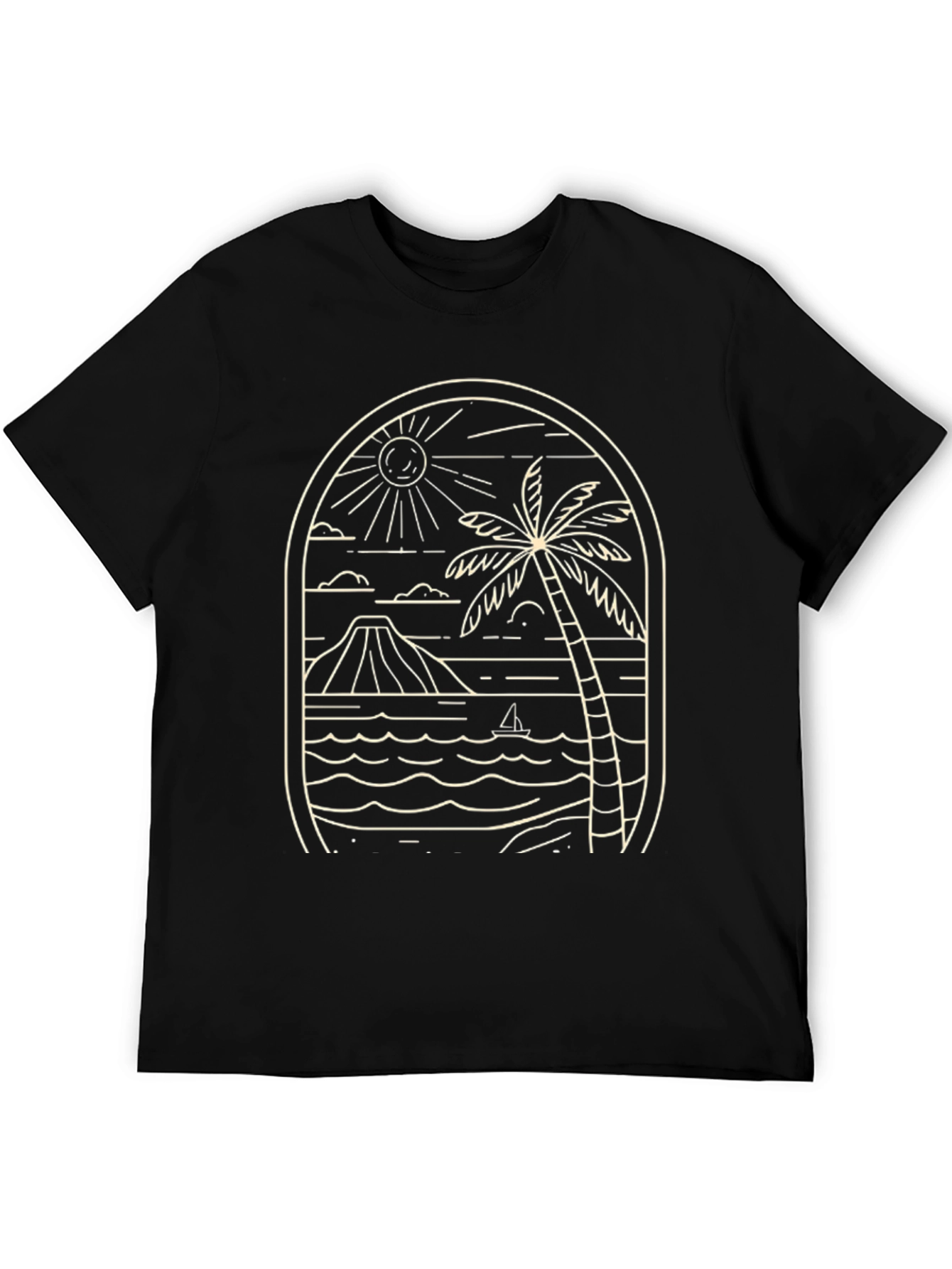 Tropical Paradise Graphic Tee - Island Vibes