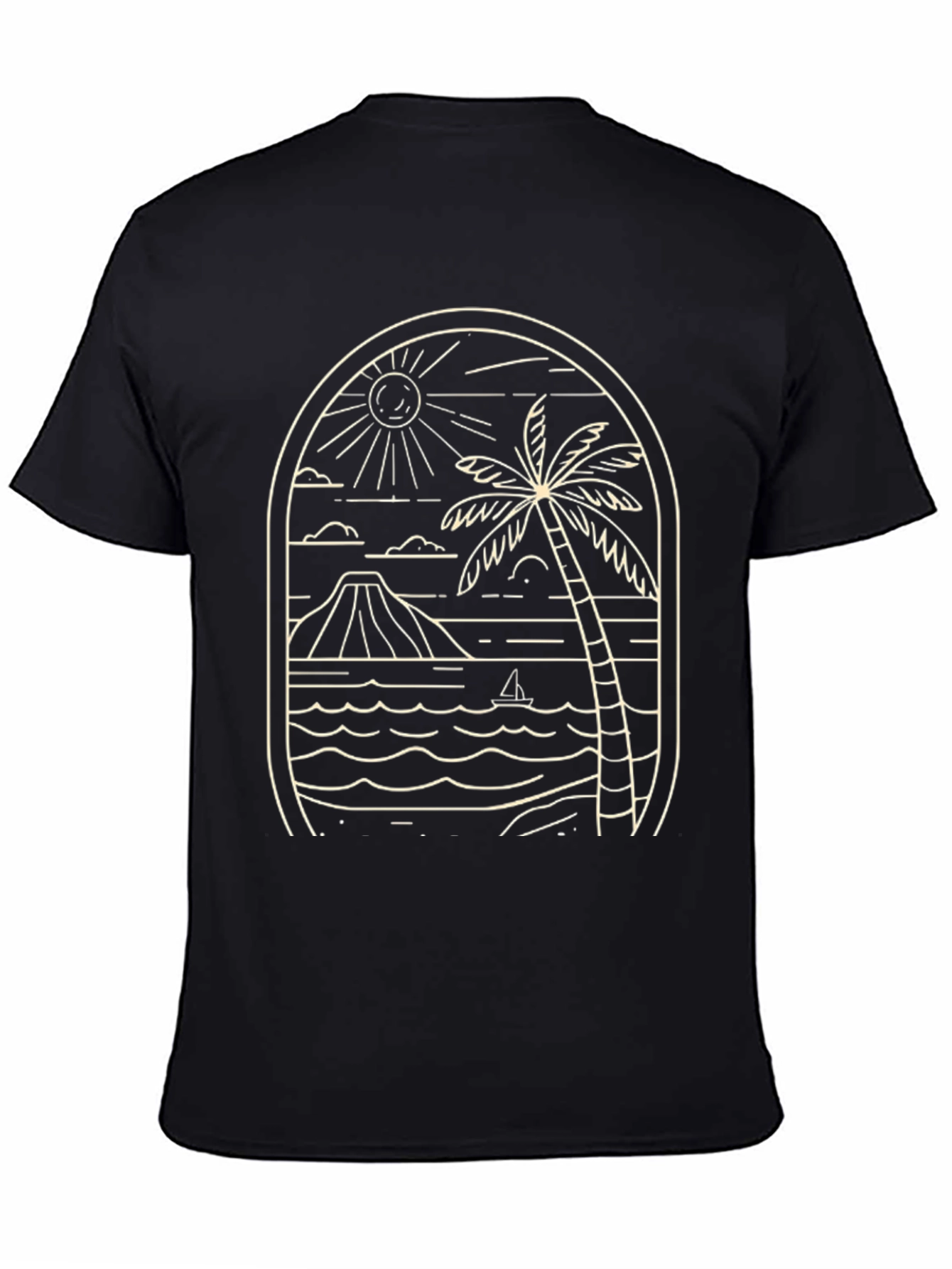 Tropical Paradise Graphic Tee - Island Vibes