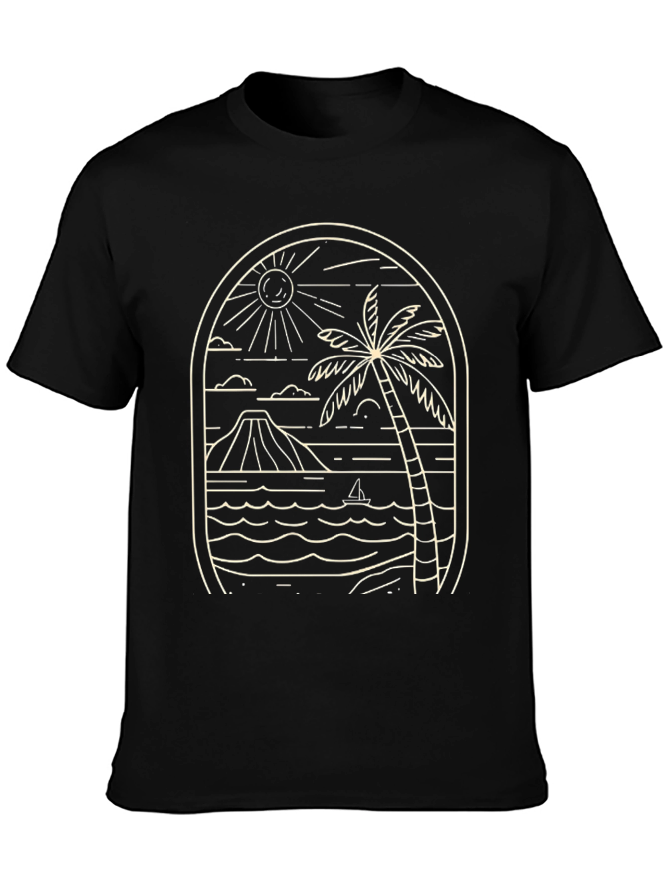 Tropical Paradise Graphic Tee - Island Vibes