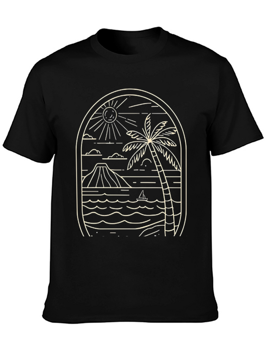 Tropical Paradise Graphic Tee - Island Vibes