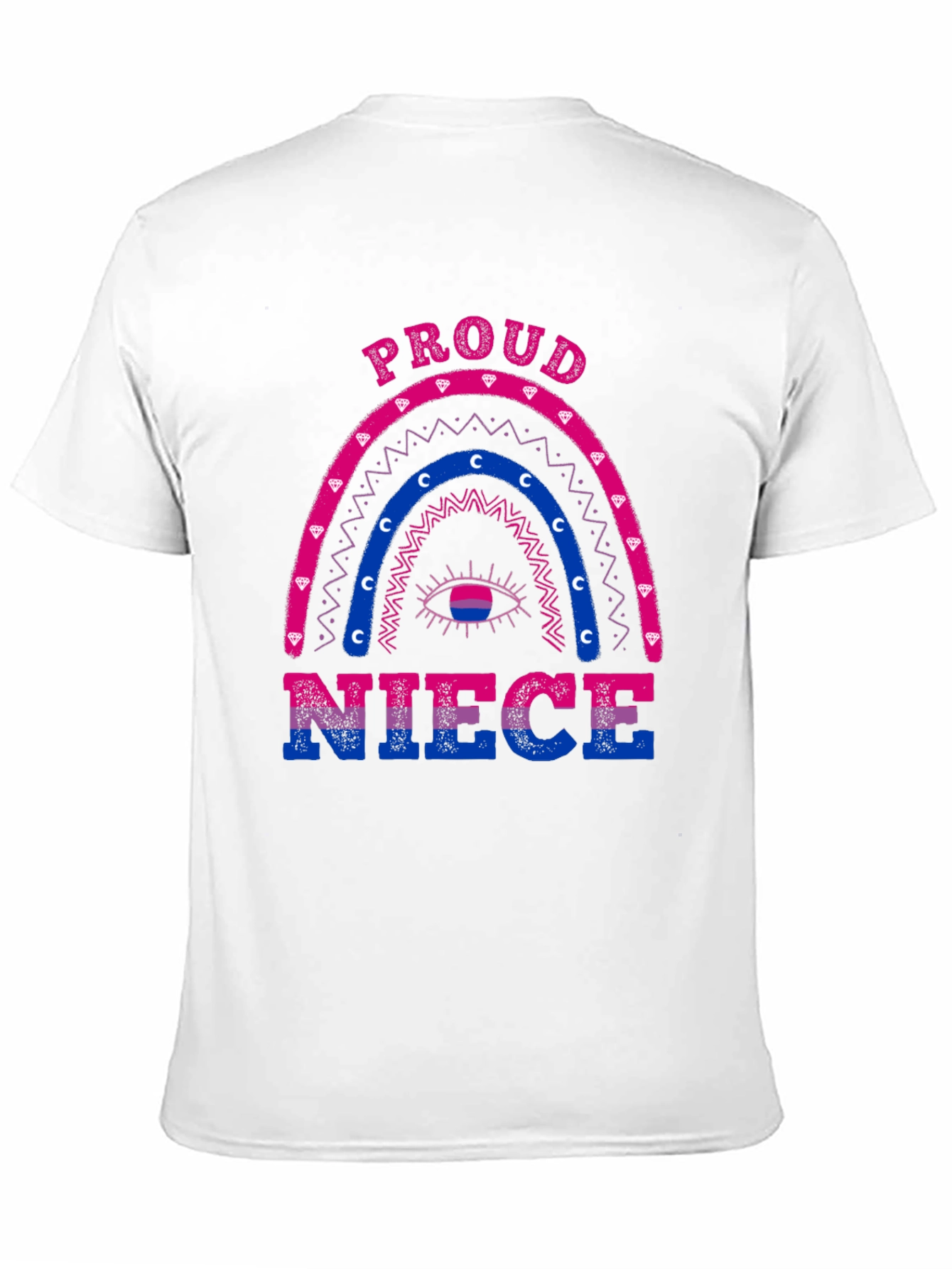 Proud Niece Bi Pride Rainbow T-Shirt