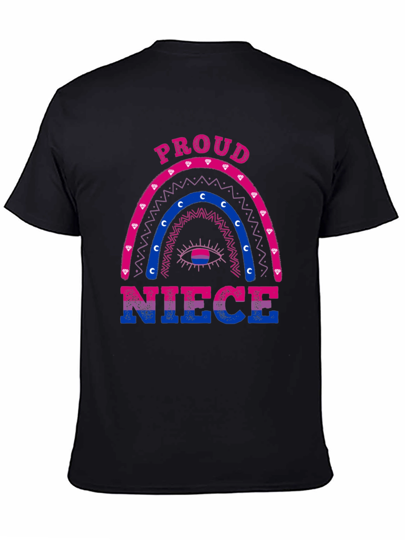 Proud Niece Bi Pride Rainbow T-Shirt