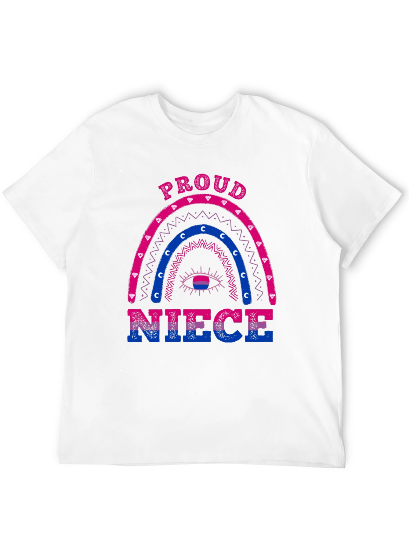 Proud Niece Bi Pride Rainbow T-Shirt