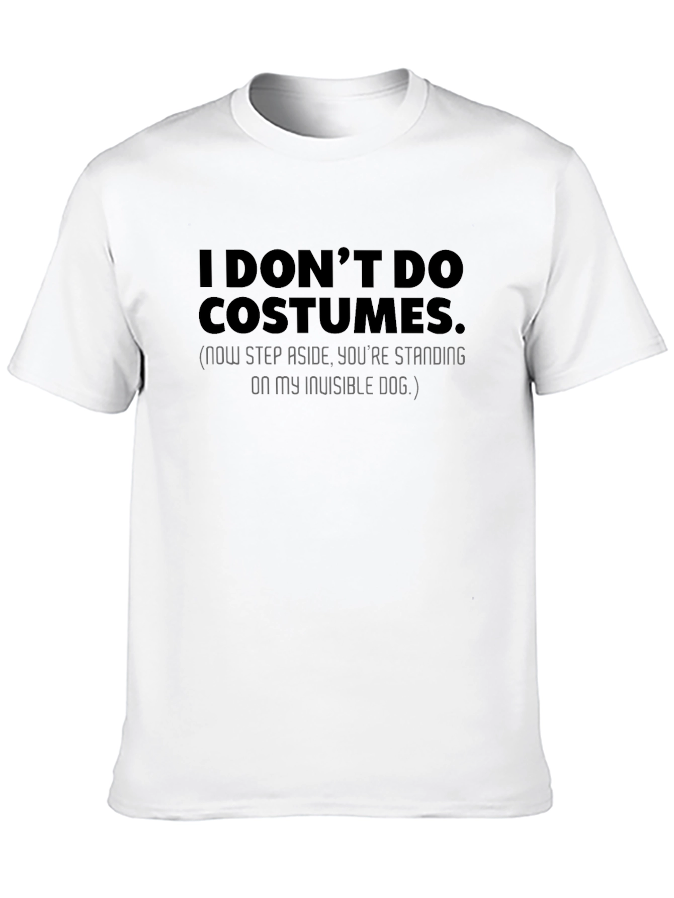 Funny Invisible Dog Graphic T-Shirt