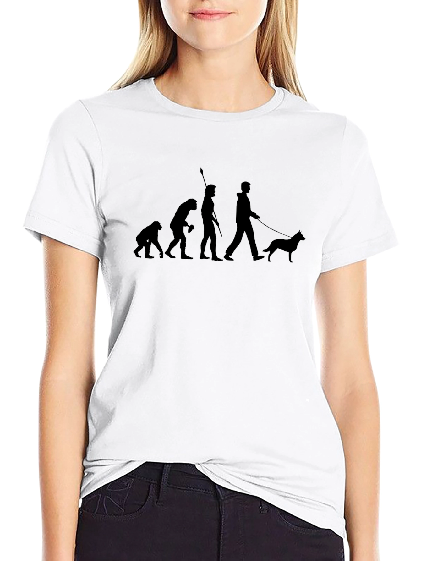 Evolution of Dog Mans Best Friend Graphic T-Shirt