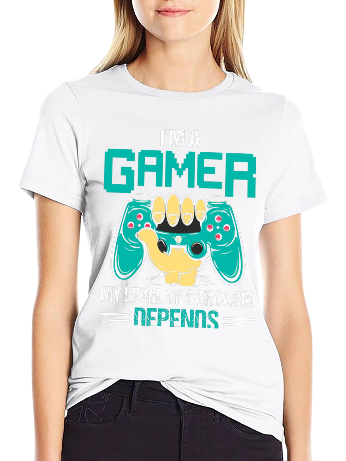 Gamer Sarcasm Level Graphic Tee