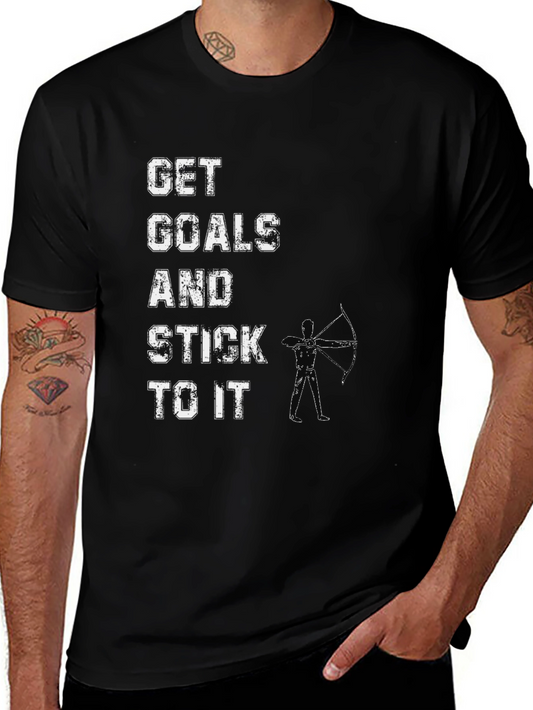 Archery Goals T-Shirt - Stick To It!