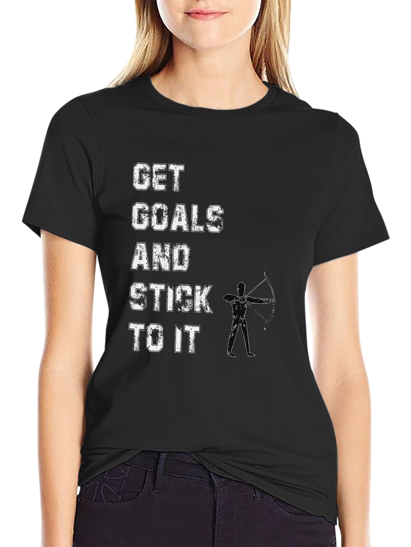 Archery Goals T-Shirt - Stick To It!