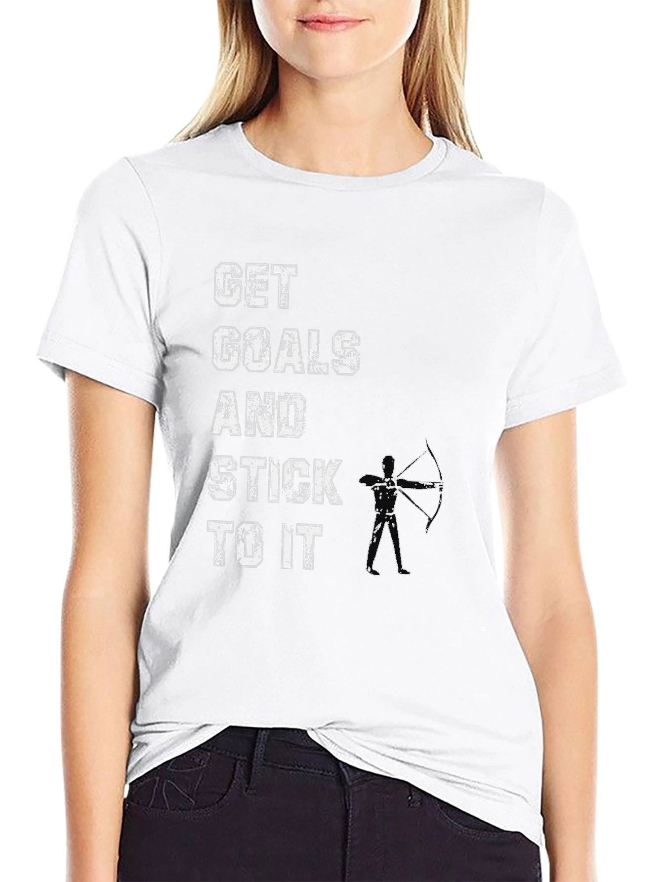 Archery Goals T-Shirt - Stick To It!