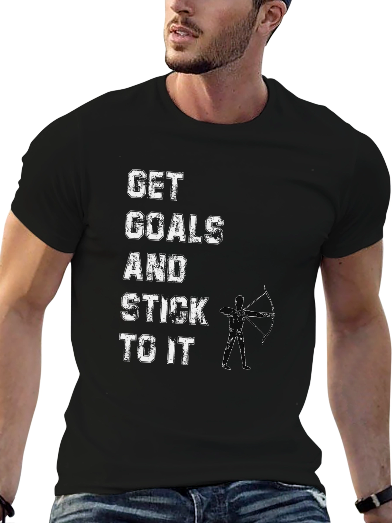 Archery Goals T-Shirt - Stick To It!