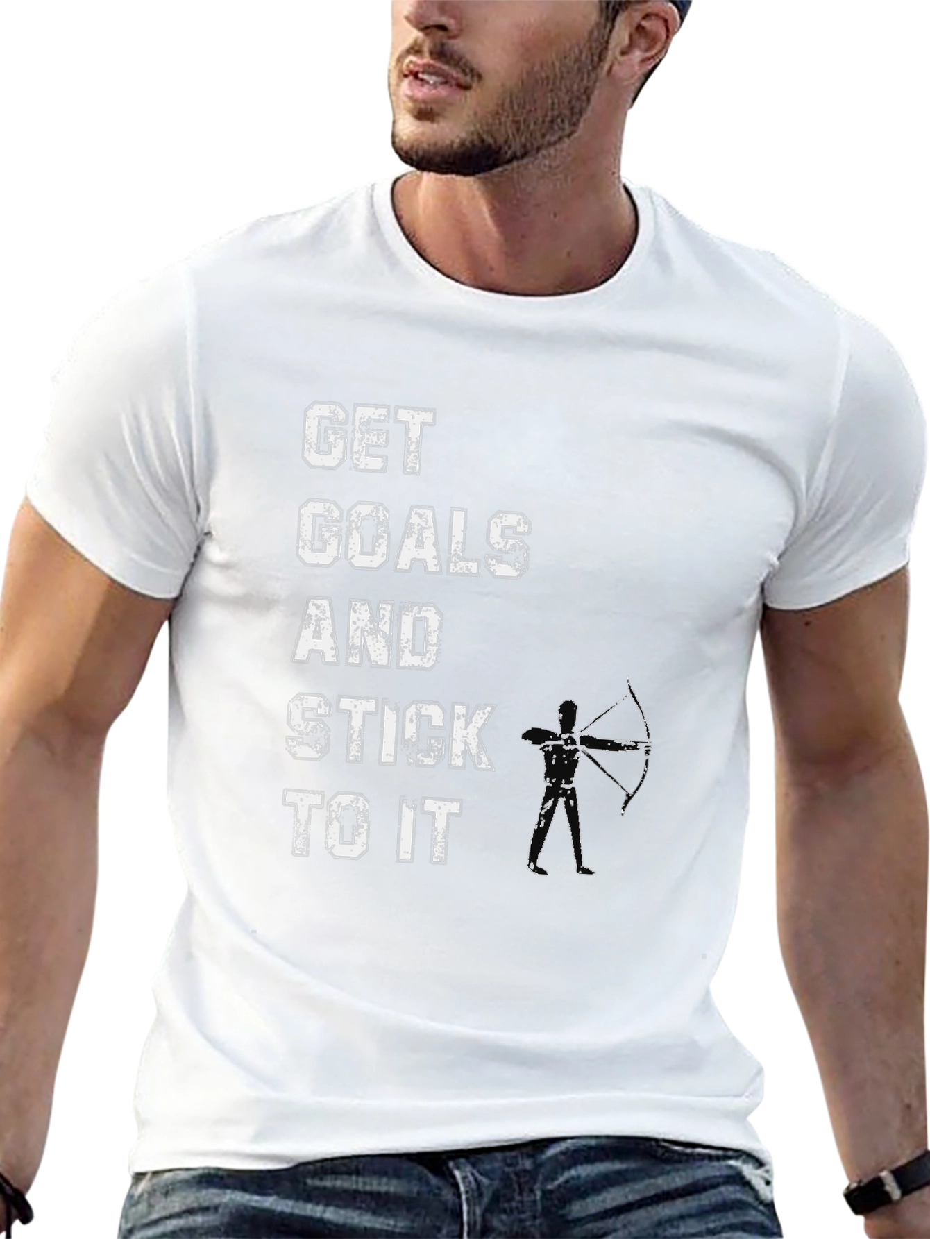 Archery Goals T-Shirt - Stick To It!