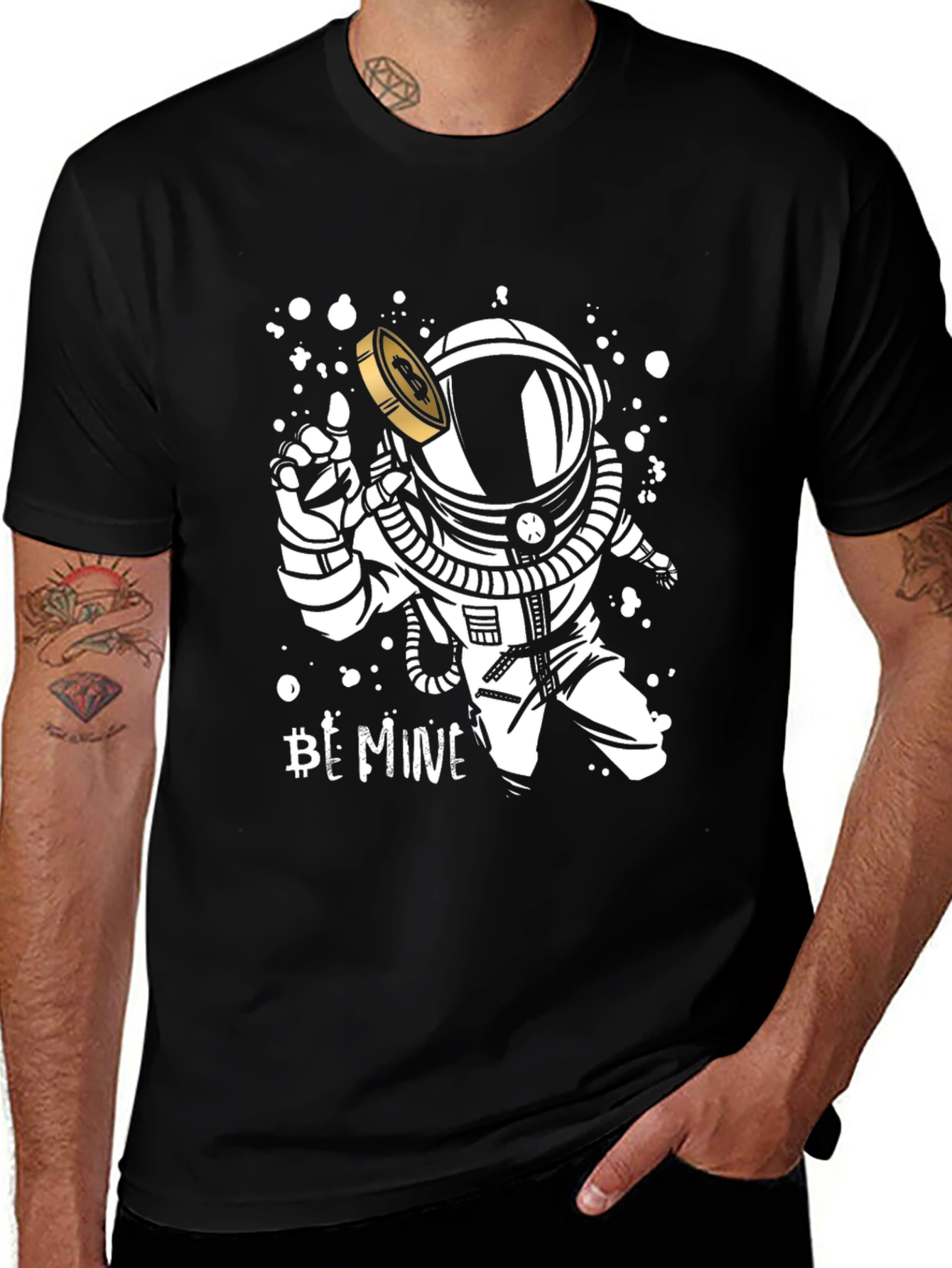 Astronaut Crypto Tee - Be Mine Coin