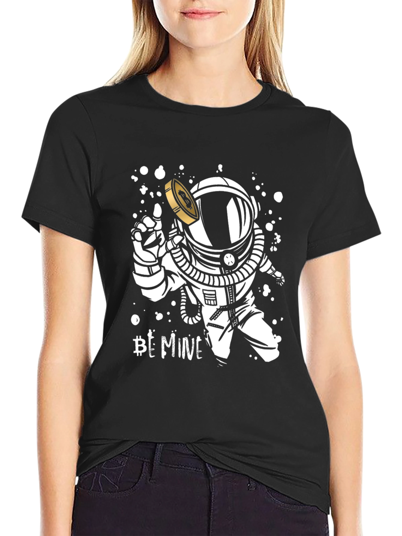 Astronaut Crypto Tee - Be Mine Coin