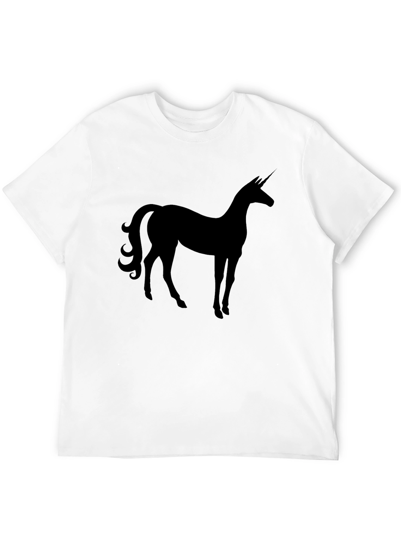 Unicorn Silhouette Black T-Shirt