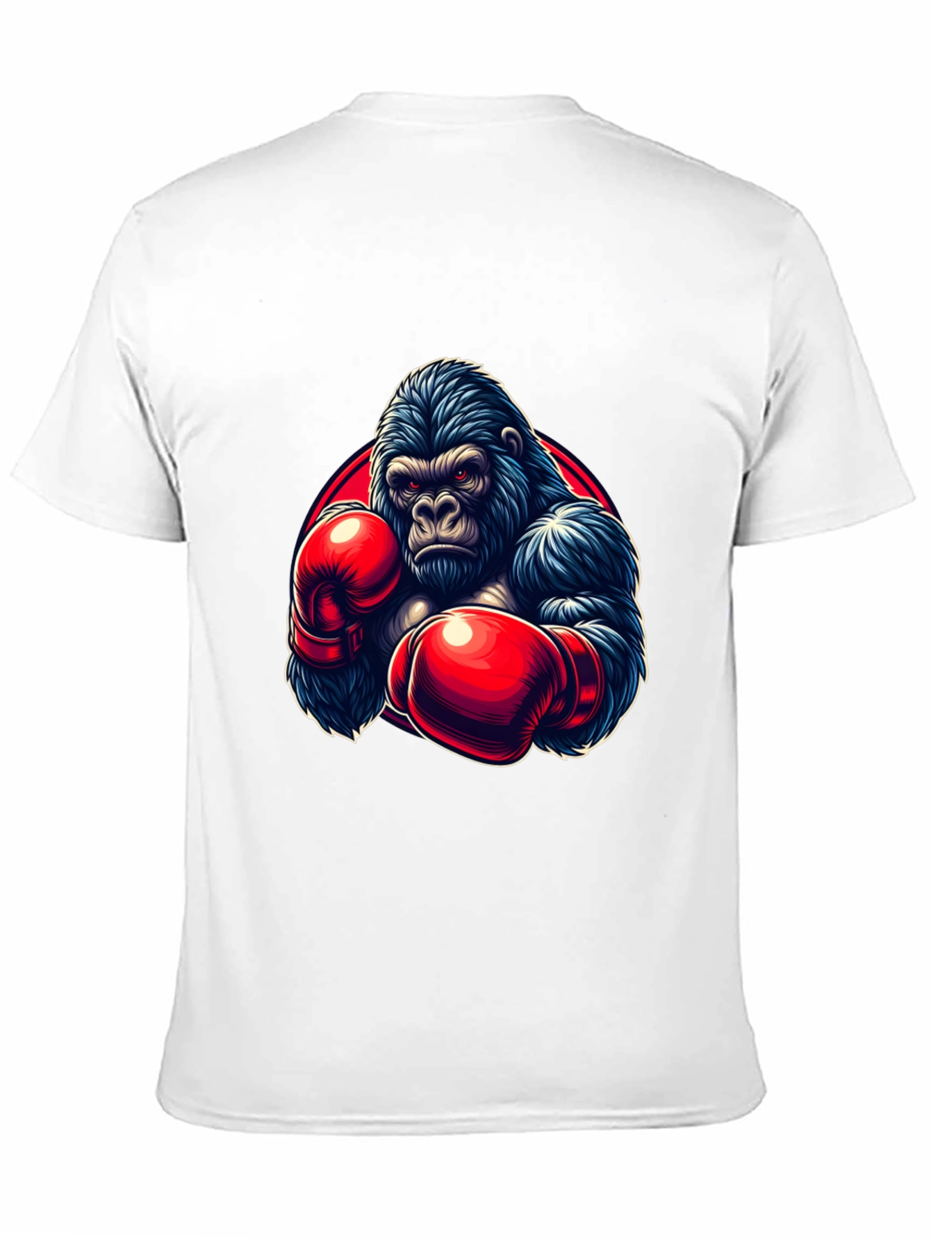 Gorilla Boxer Graphic T-Shirt - Black