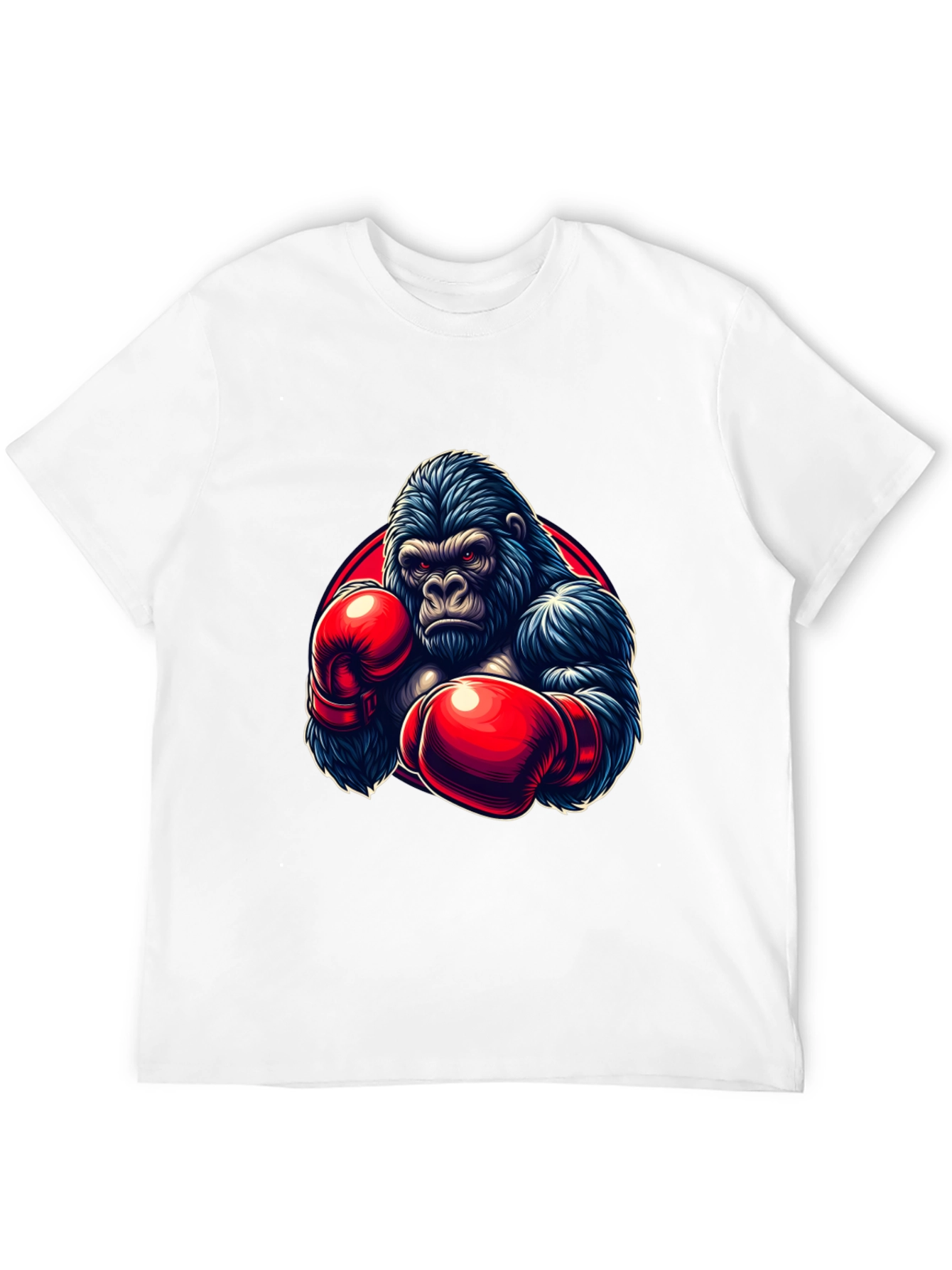Gorilla Boxer Graphic T-Shirt - Black
