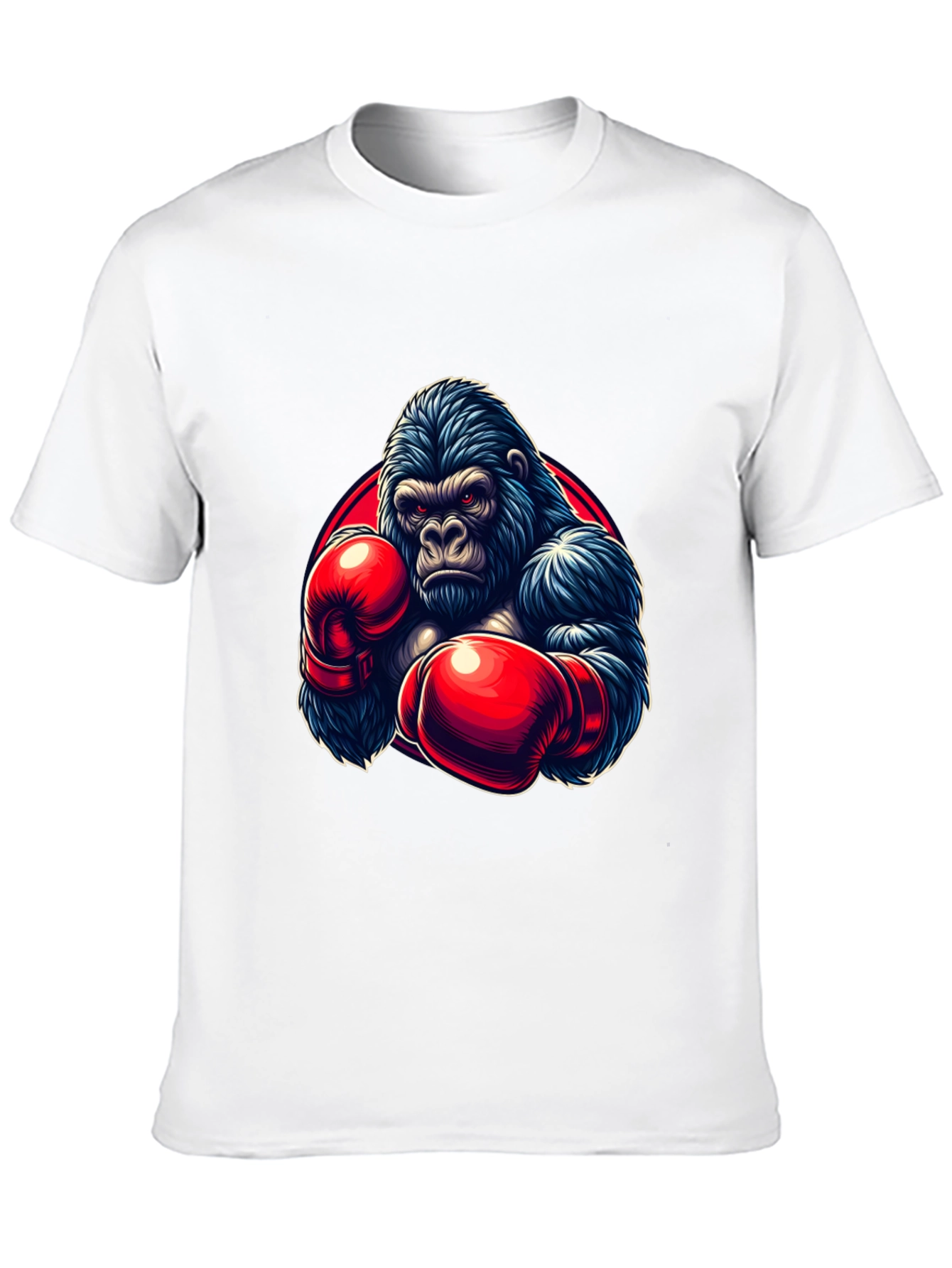 Gorilla Boxer Graphic T-Shirt - Black