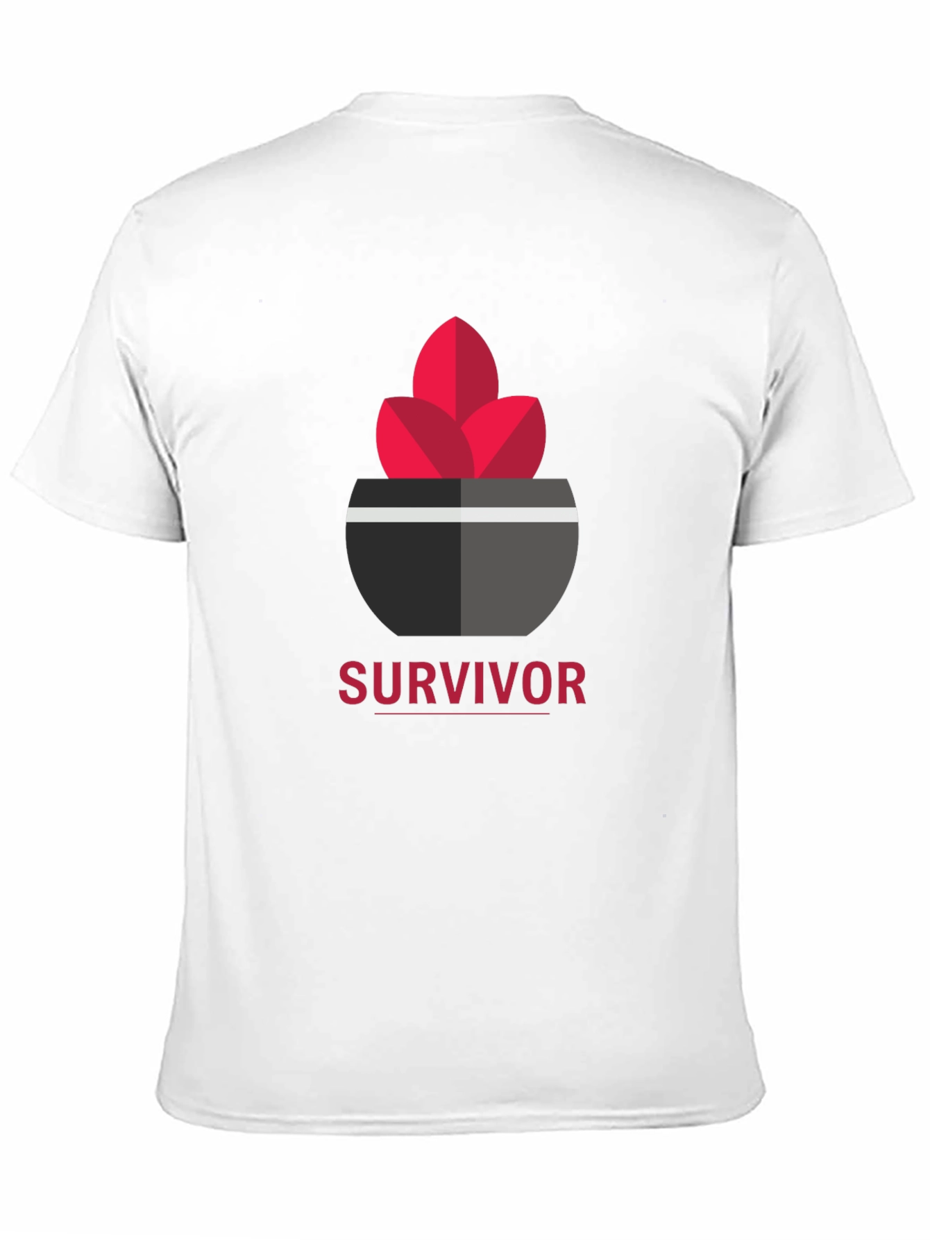 Survivor Graphic Tee - Modern Black T-Shirt