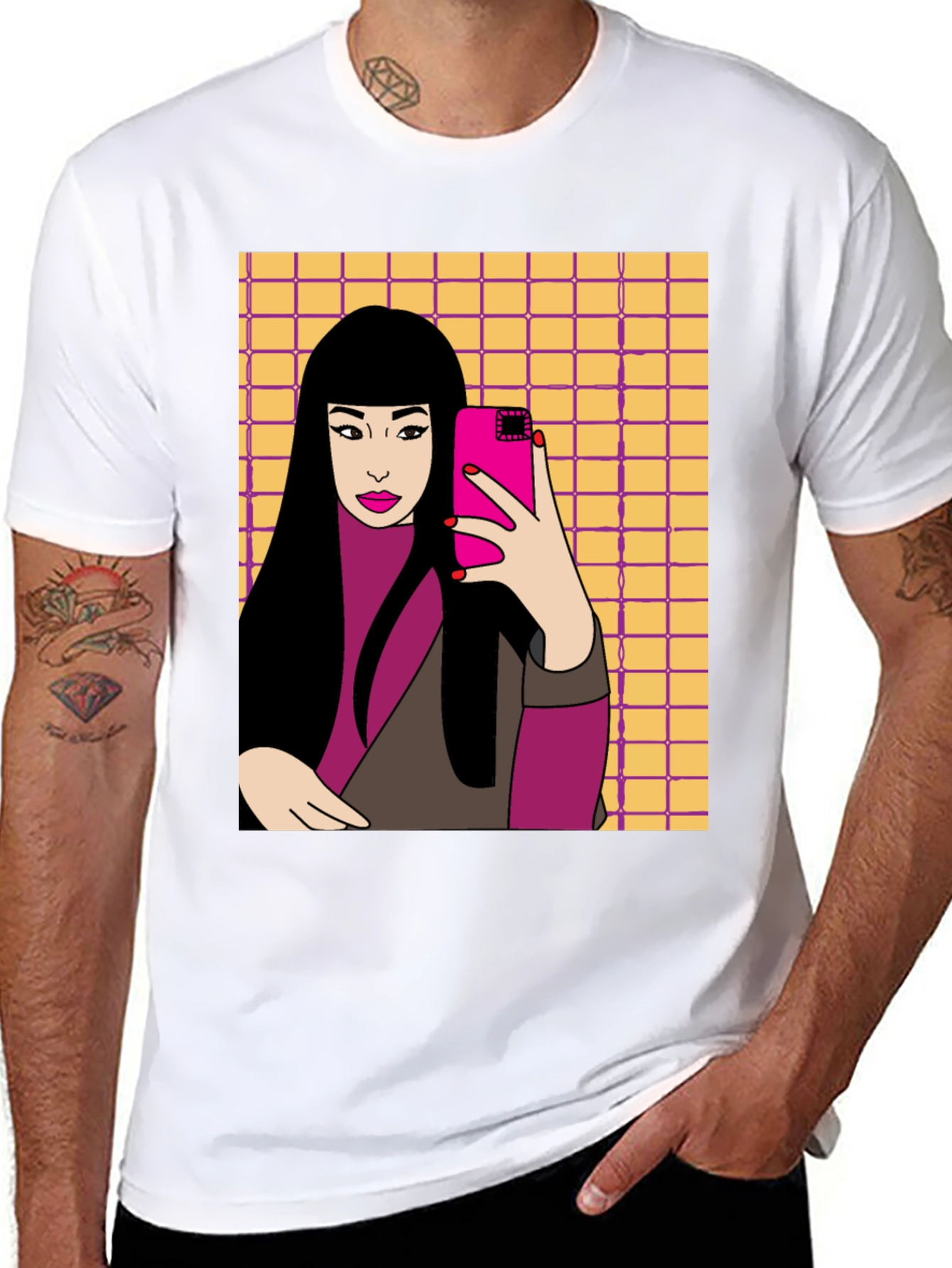 Selfie Girl Graphic Tee - Cool Trendy T-Shirt