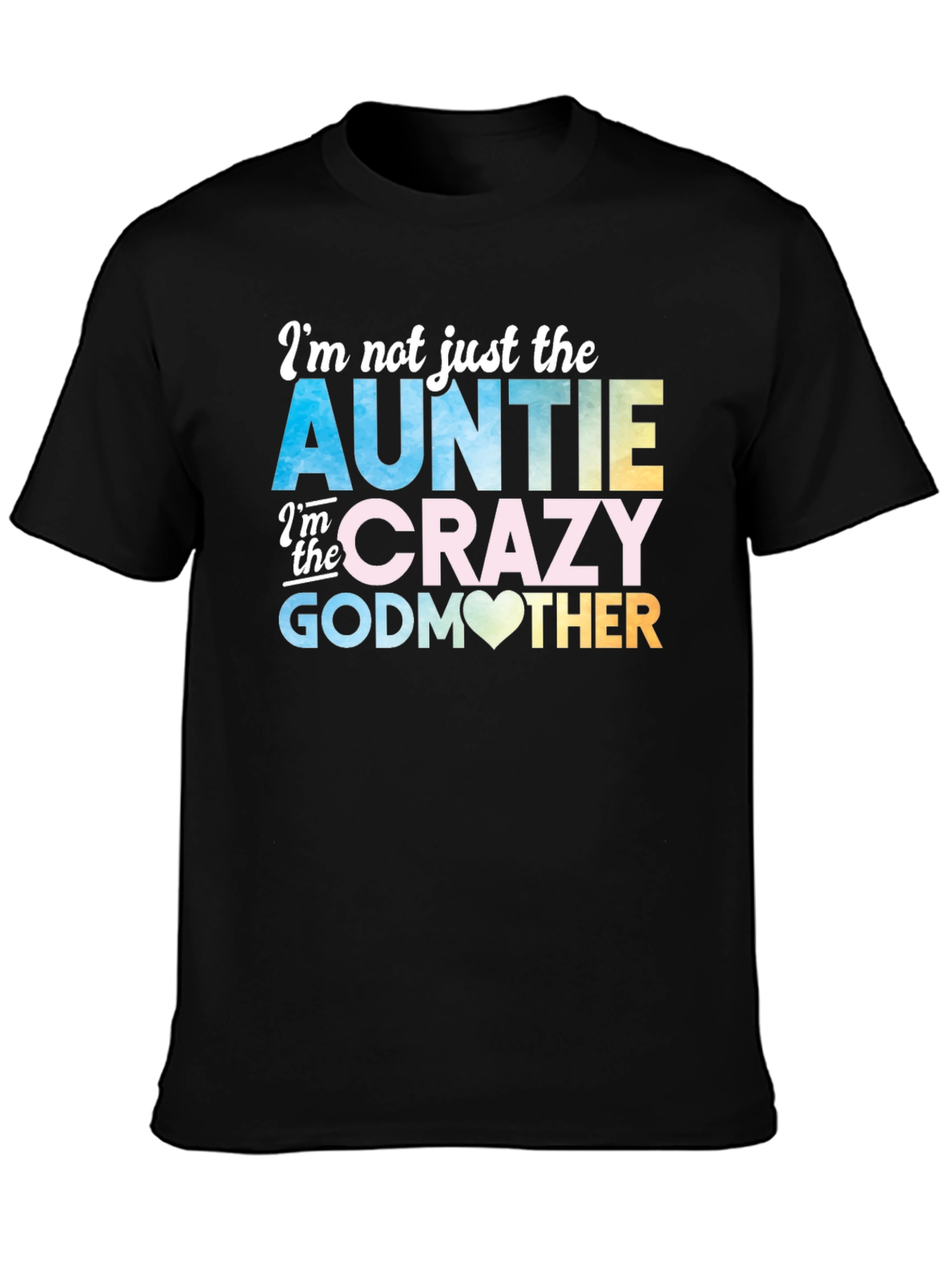 Auntie Crazy Godmother Graphic T-Shirt