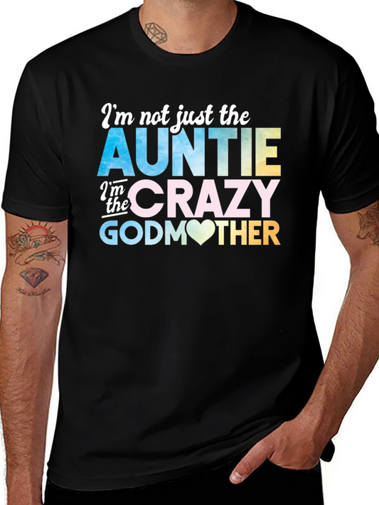 Auntie Crazy Godmother Graphic T-Shirt
