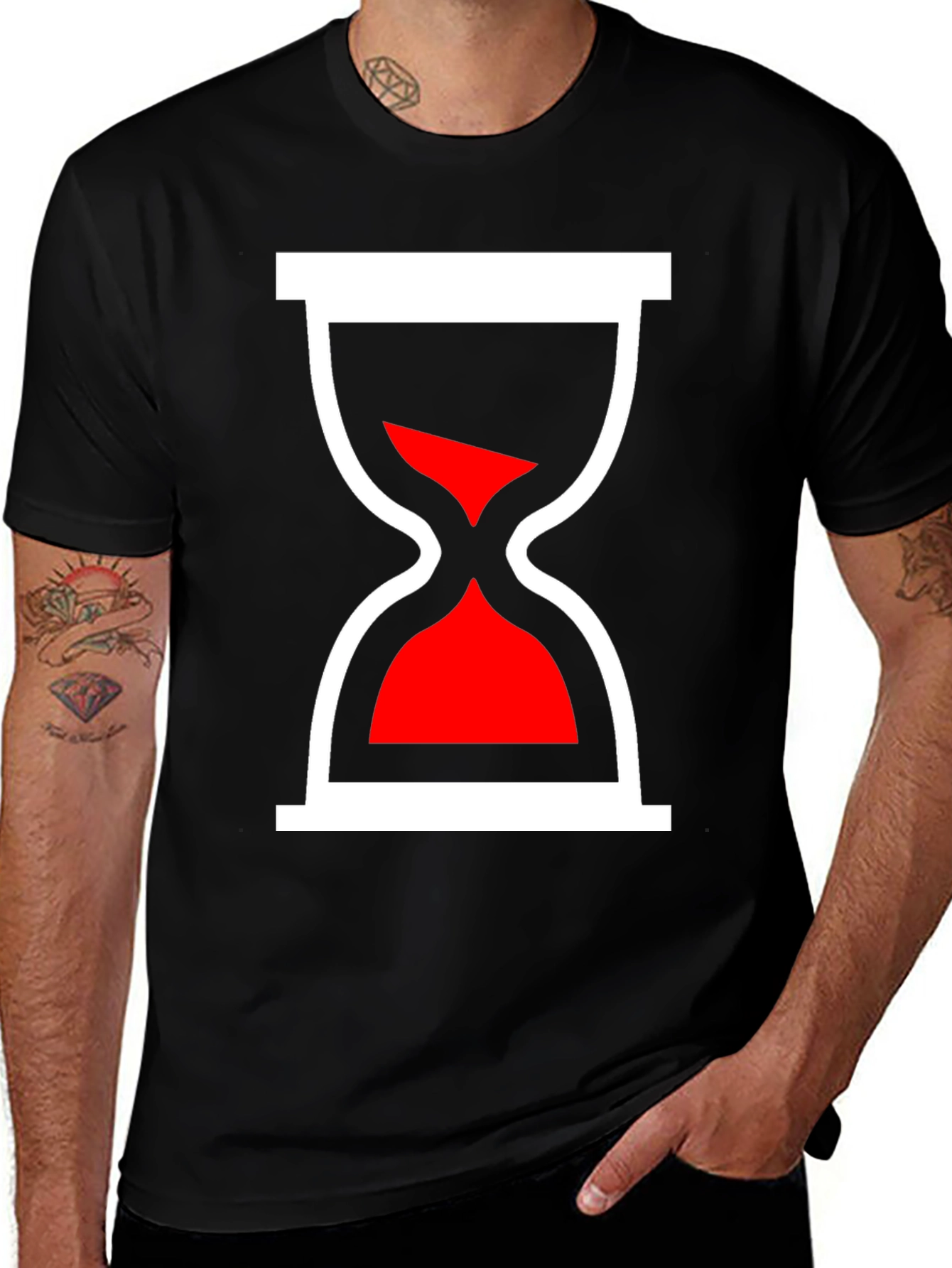 Hourglass Graphic Tee - Time is Running Out!