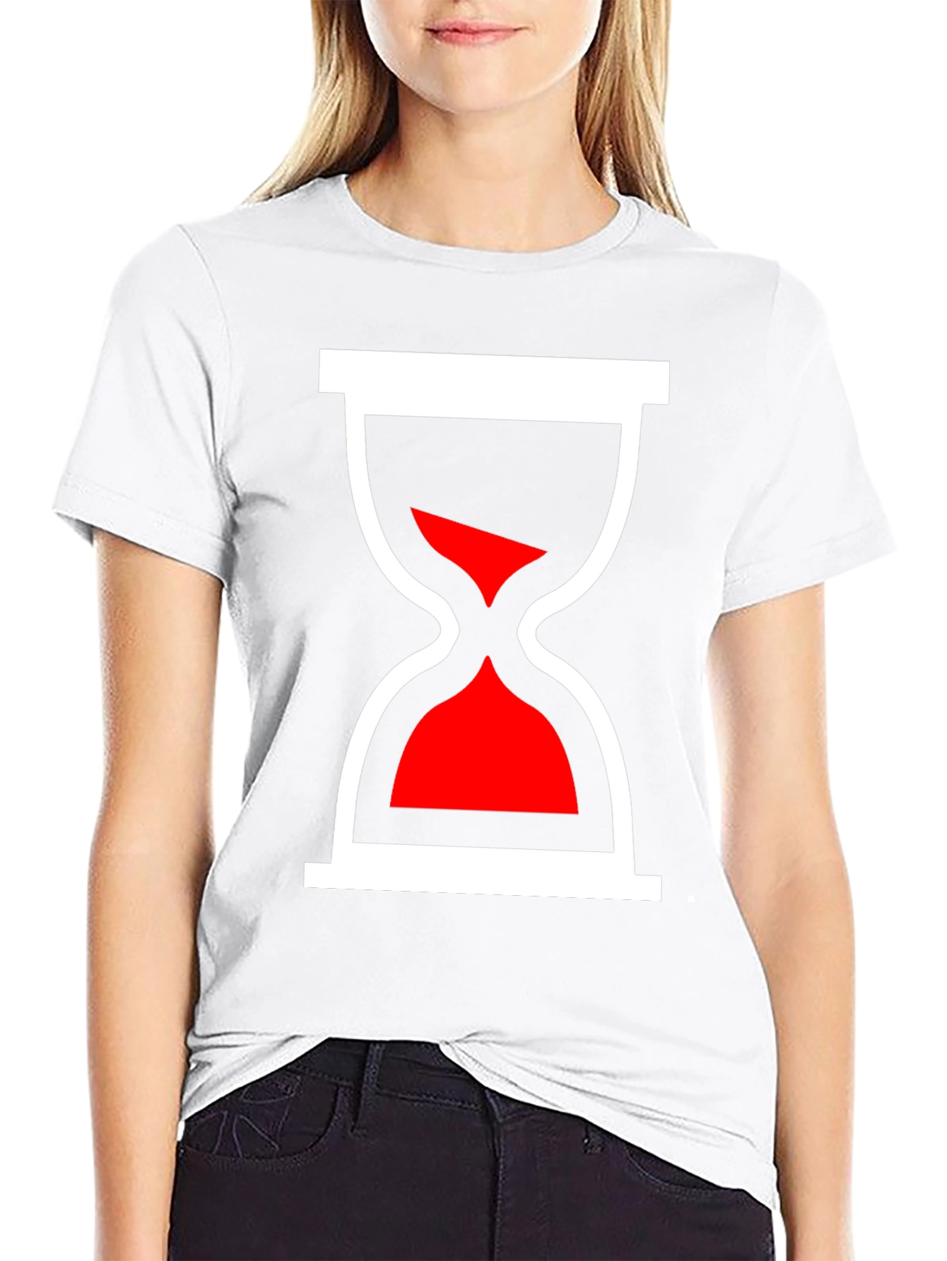 Hourglass Graphic Tee - Time is Running Out!