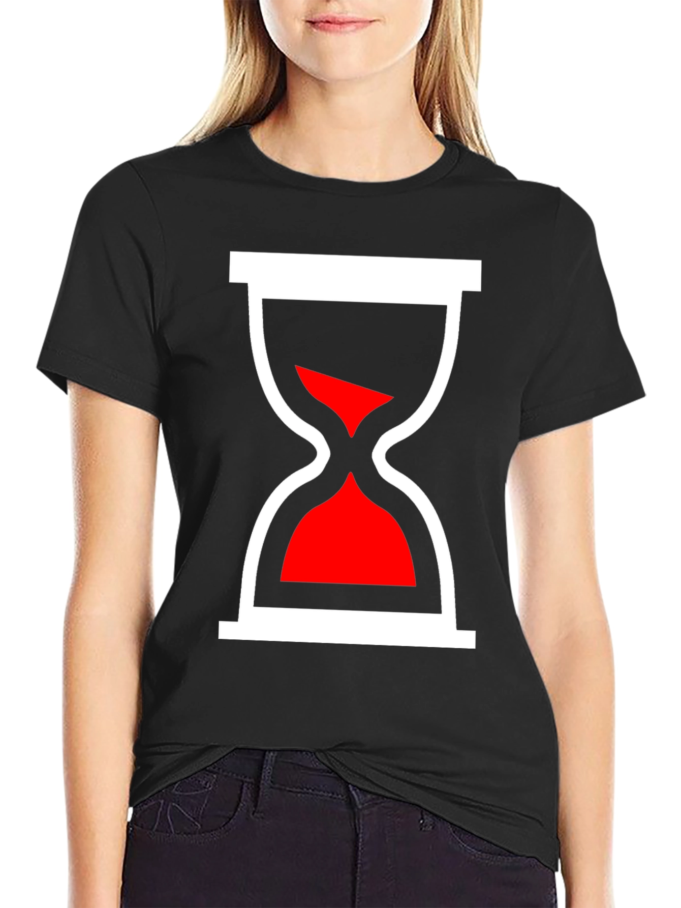 Hourglass Graphic Tee - Time is Running Out!