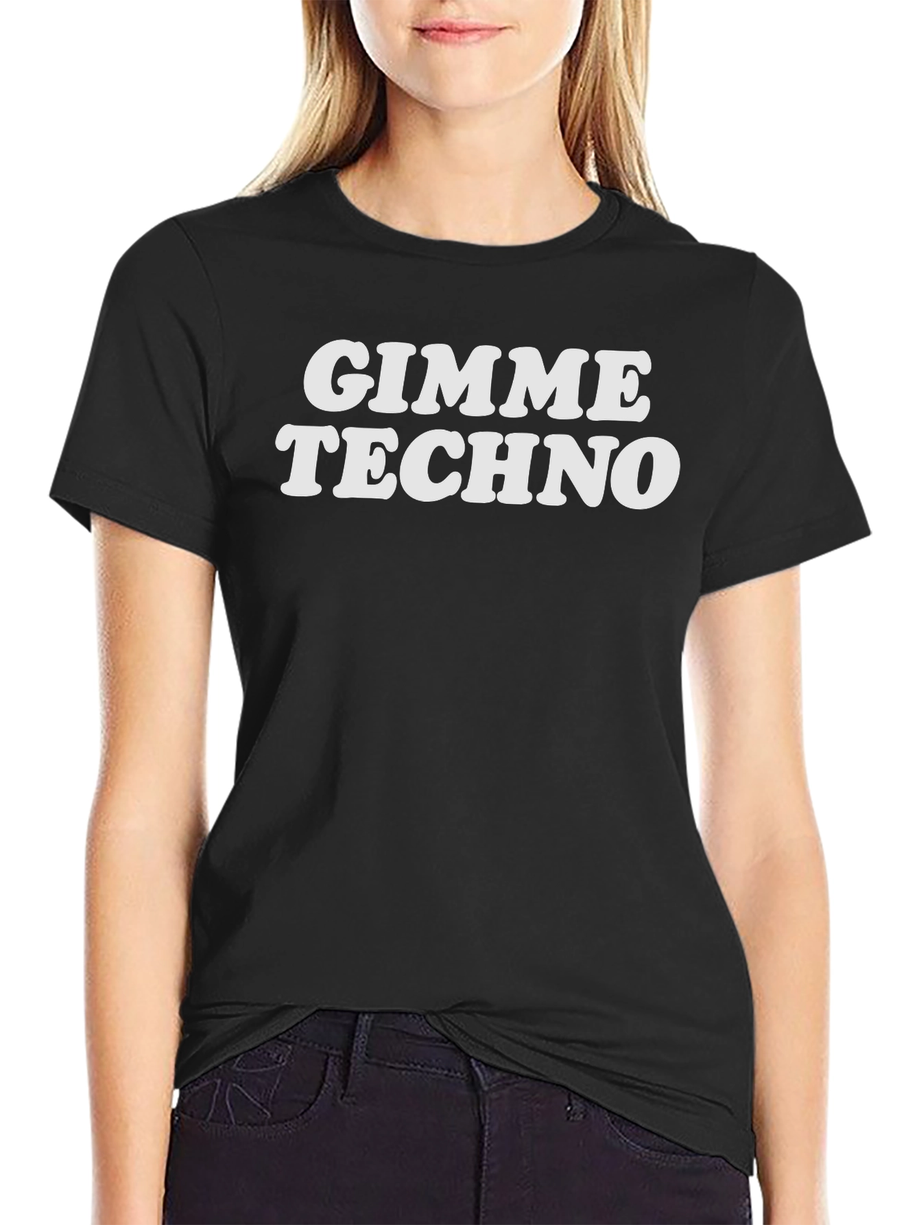 Gimme Techno T-Shirt - Bold Graphic Tee