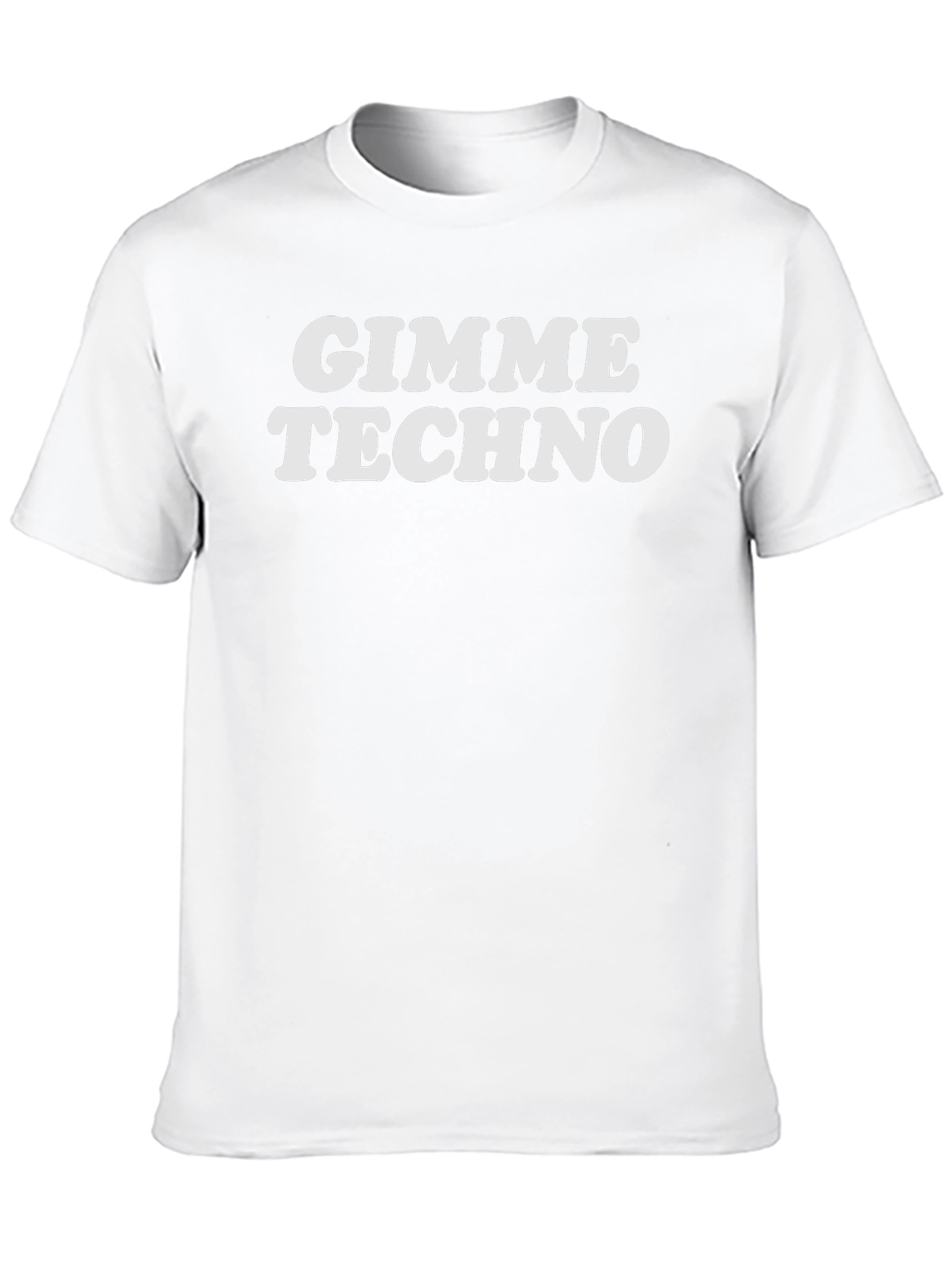 Gimme Techno T-Shirt - Bold Graphic Tee