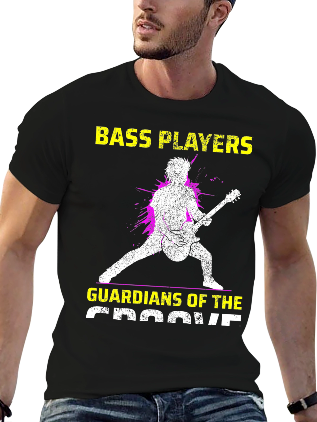 Bass Players Guardians of the Groove T-Shirt