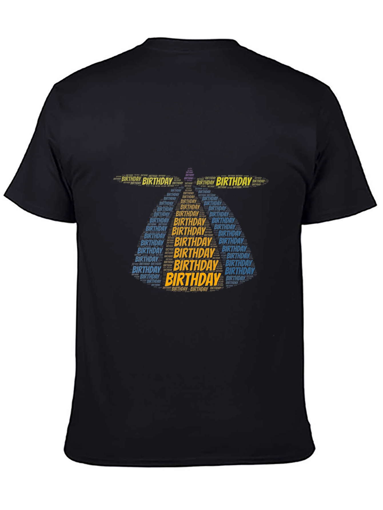 Birthday Word Art T-Shirt