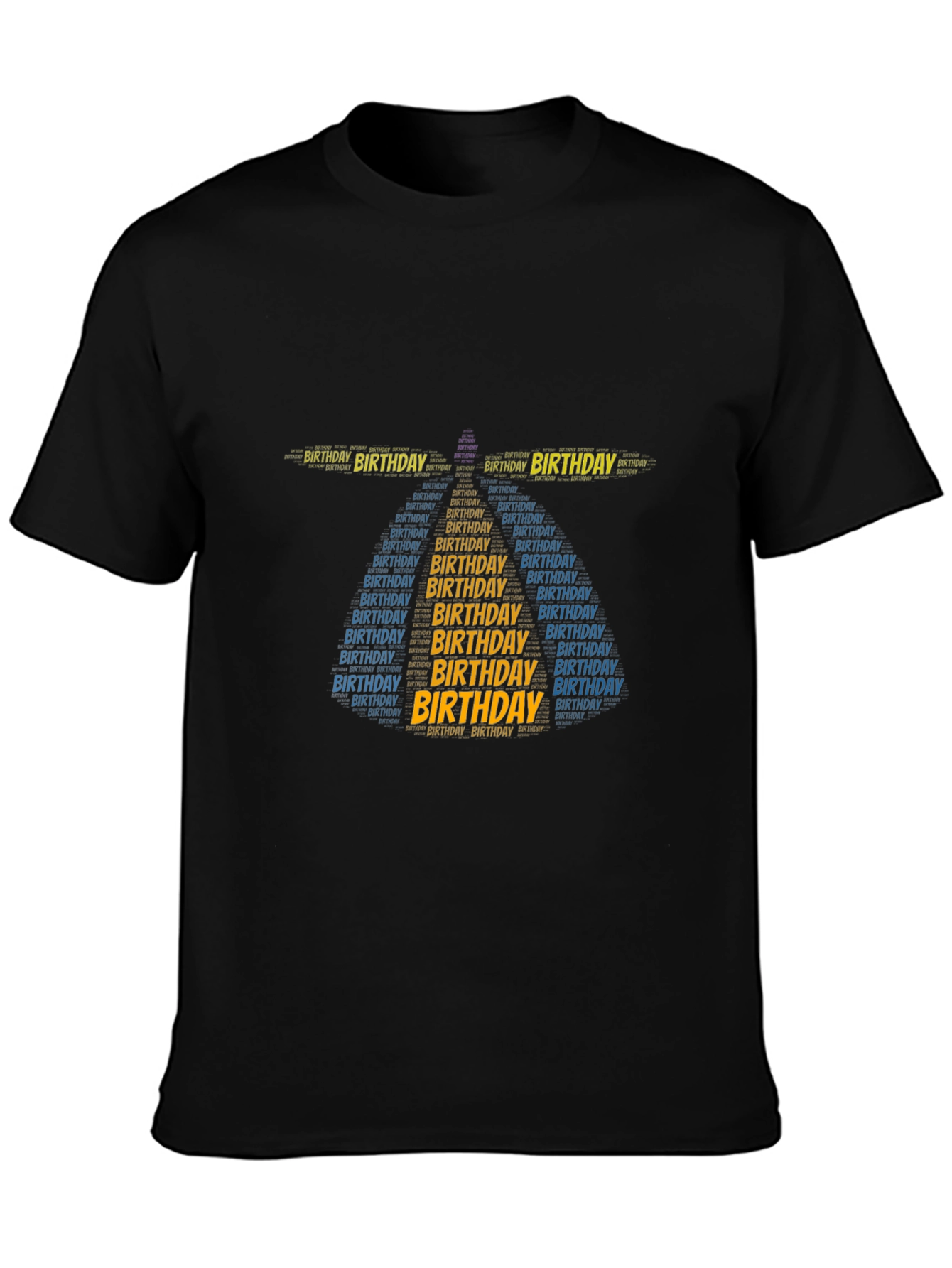 Birthday Word Art T-Shirt