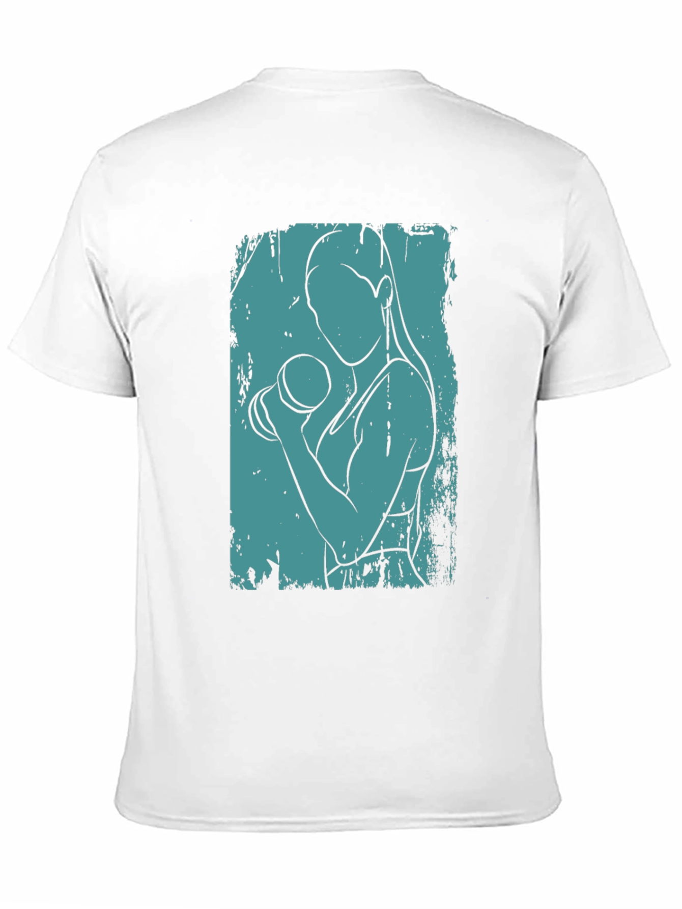 Fitness Woman Graphic Tee - Stylish Workout Shirt