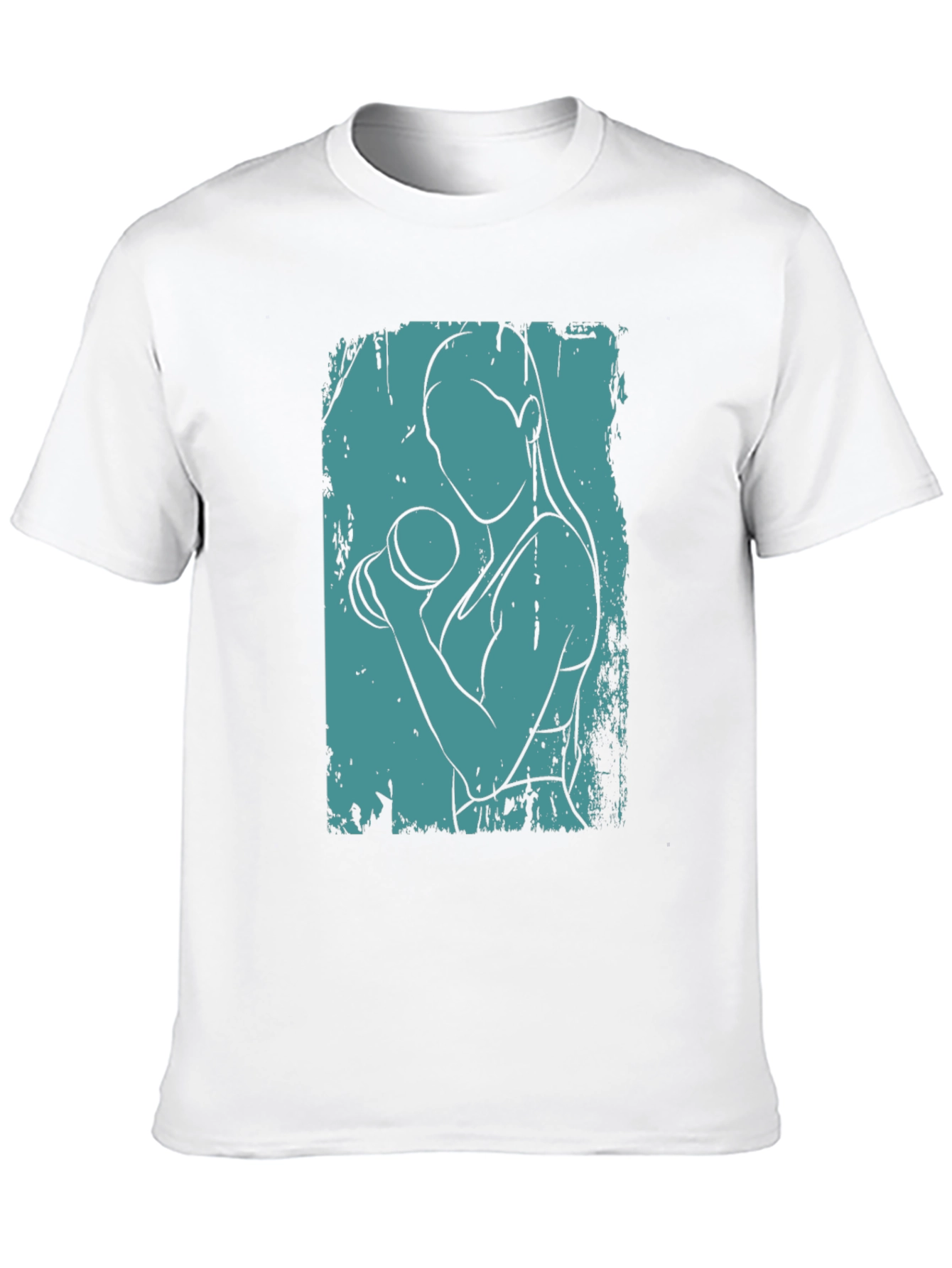 Fitness Woman Graphic Tee - Stylish Workout Shirt
